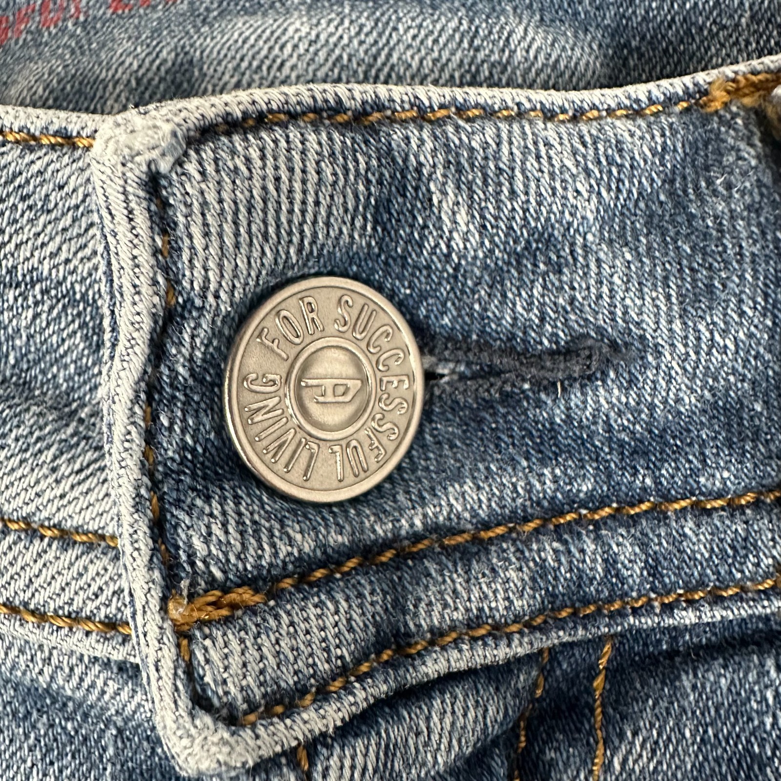 Diesel 1979 Sleenker Jeans Men 28×32 Blue Slim Skinny Stretch Denim A03594