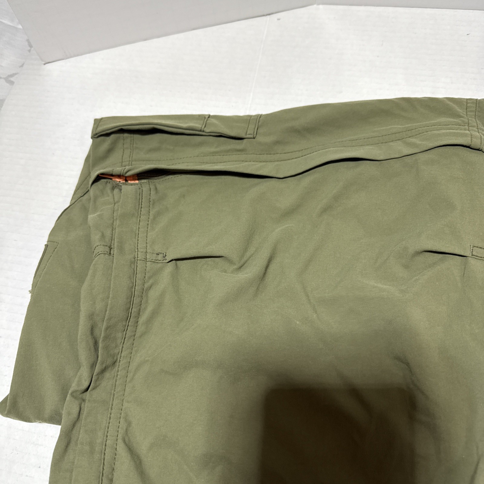 REI Co-op Convertible Olive Hiking Pants Zip Off Men’s 40 X 30