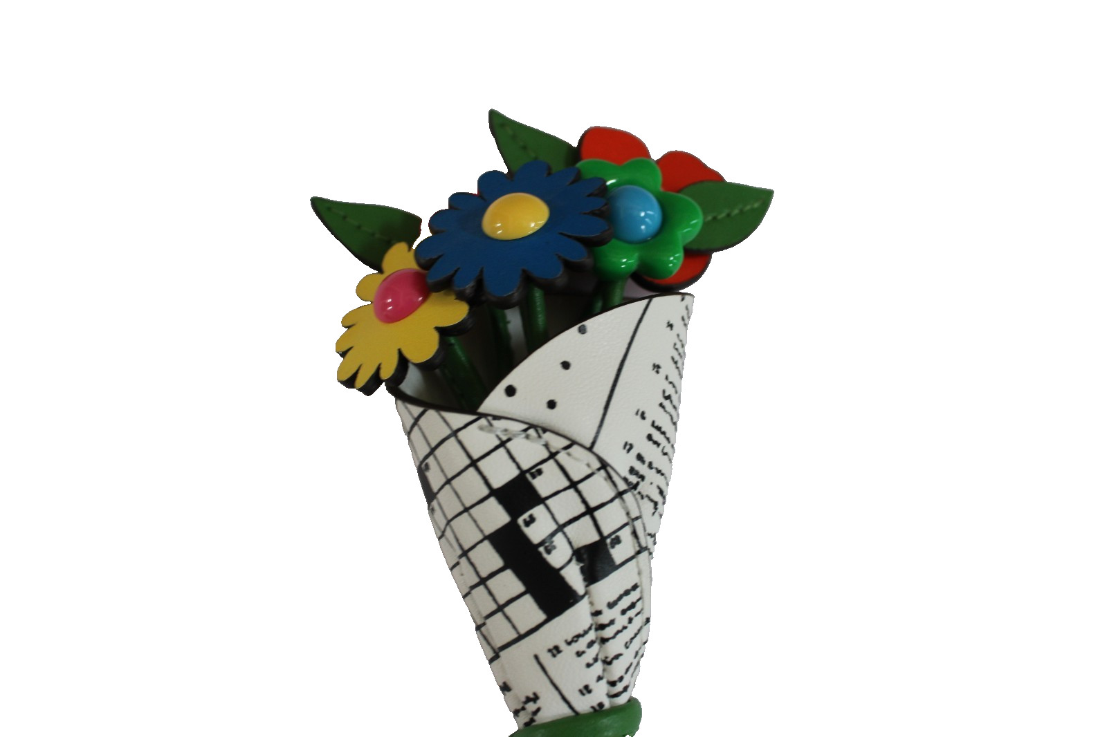 Kate Spade Fresh Picks 3D Flower Bouquet Bag Charm Keychain Key Fob