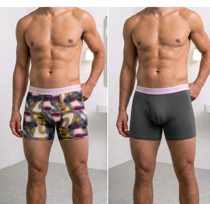 Pair of Thieves Hustle Boxer Briefs Mens XL Pack of 2 Cool Breeze Pouch