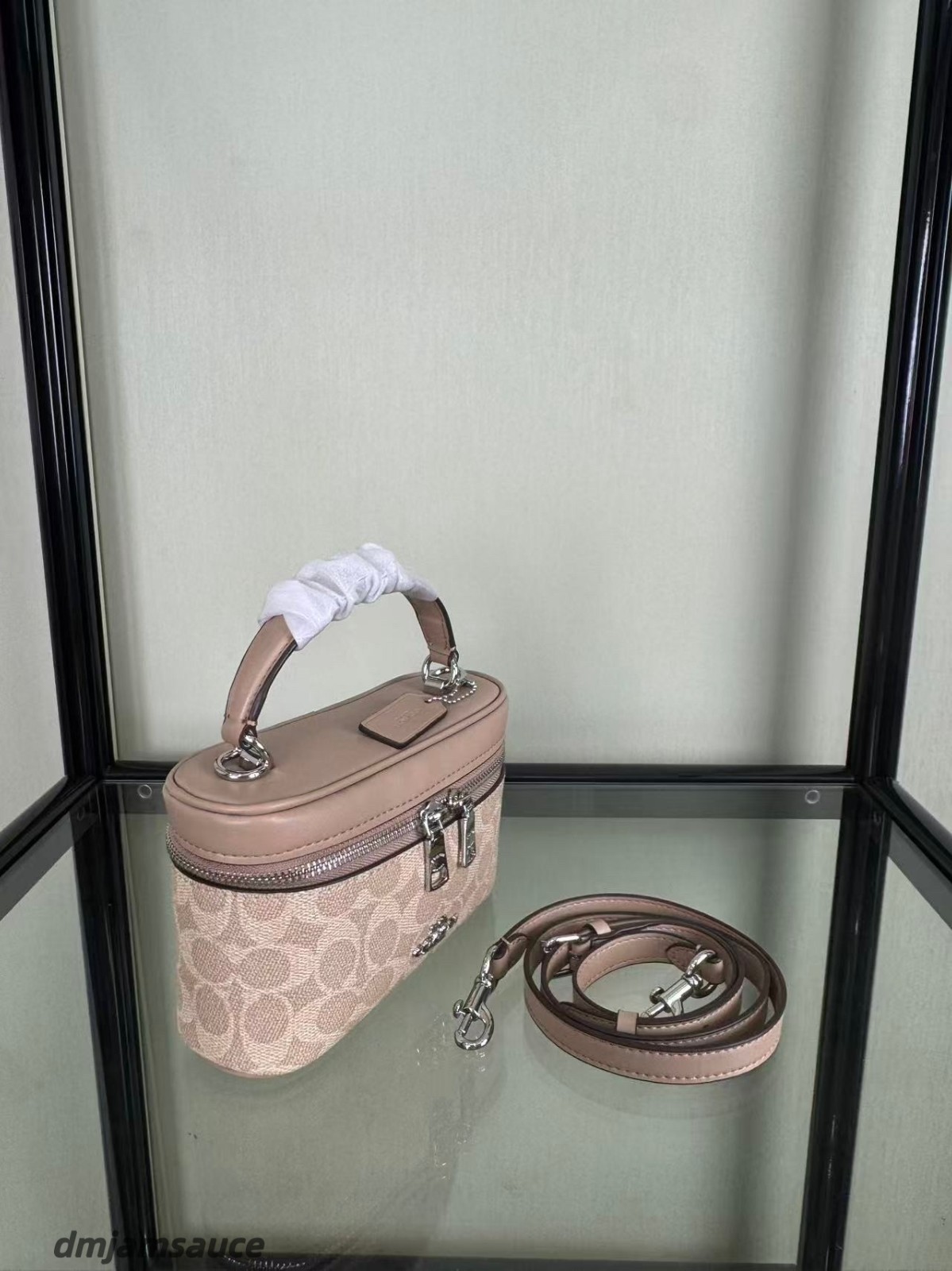 COACH Classic Monogram Vanity-Style Shoulder Bag for Women New Arrival