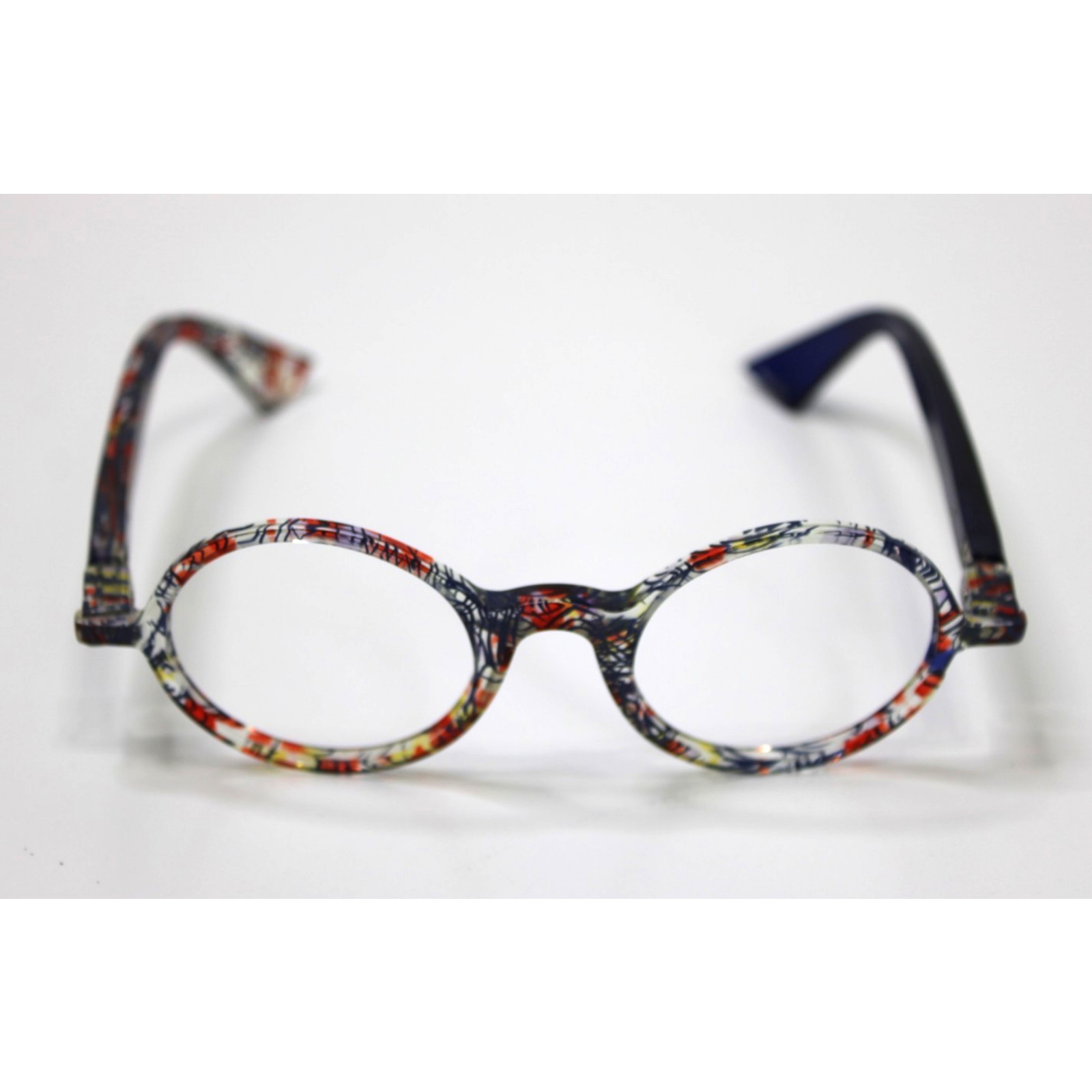 Piero Massaro Eyeglasses Glasses Frames Only PM484 EY2 Round Unisex Italy 142mm