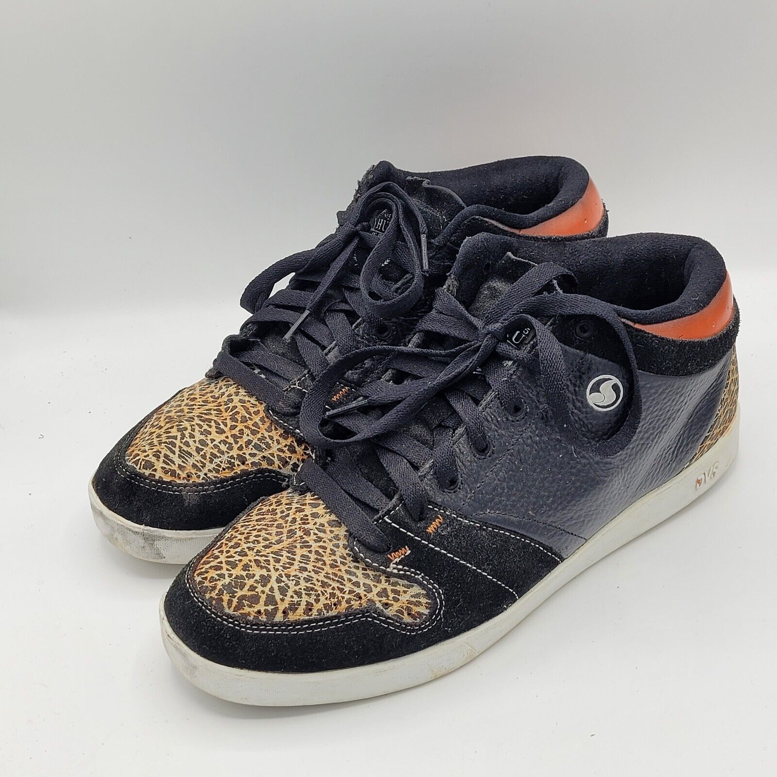 DVS HUF 5 Mid O.I. “Original Intent” Skate sneakers men’s Size 12 orange black