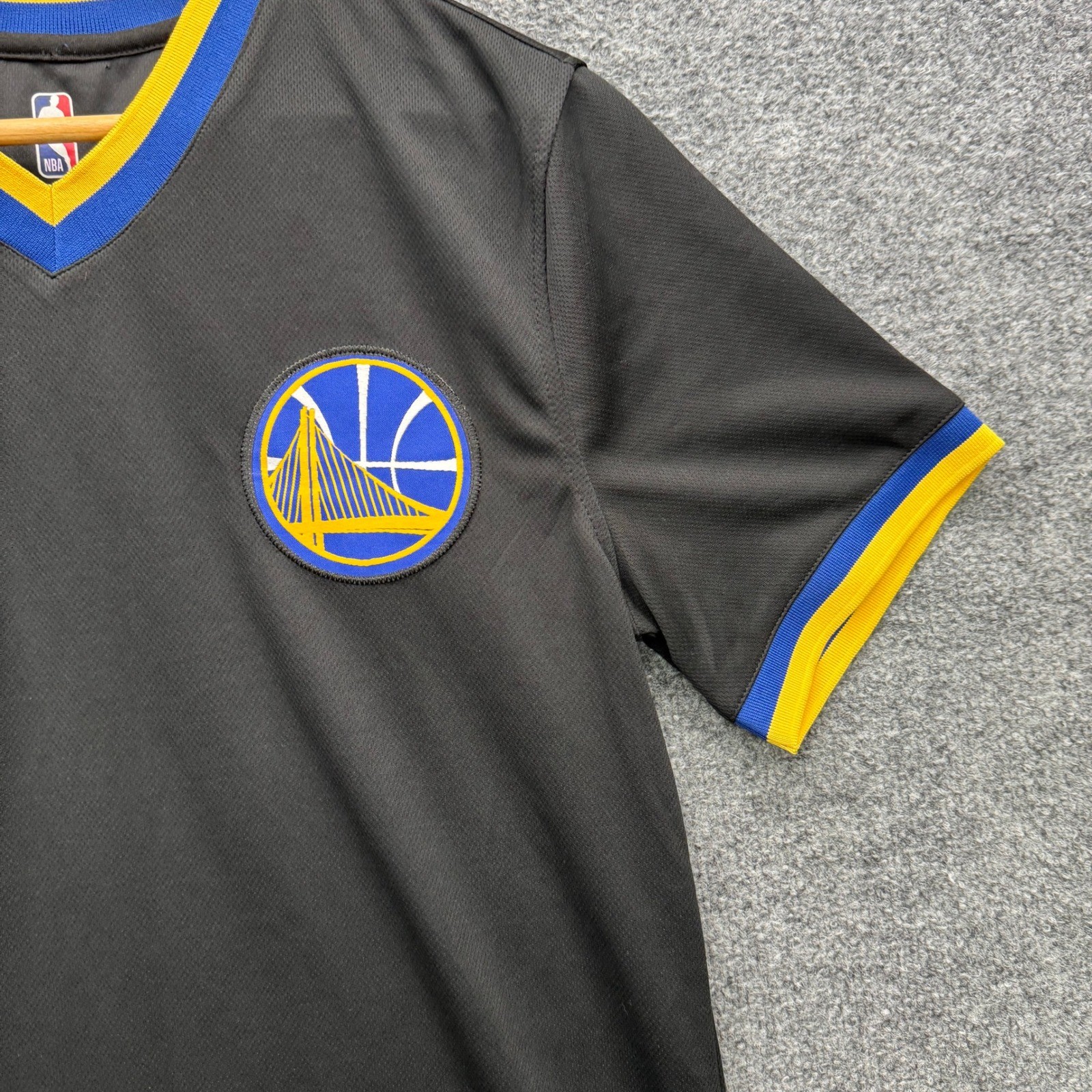 NBA Stephen Curry Golden State Warriors Jersey Shirt Mens Large Black Athletic