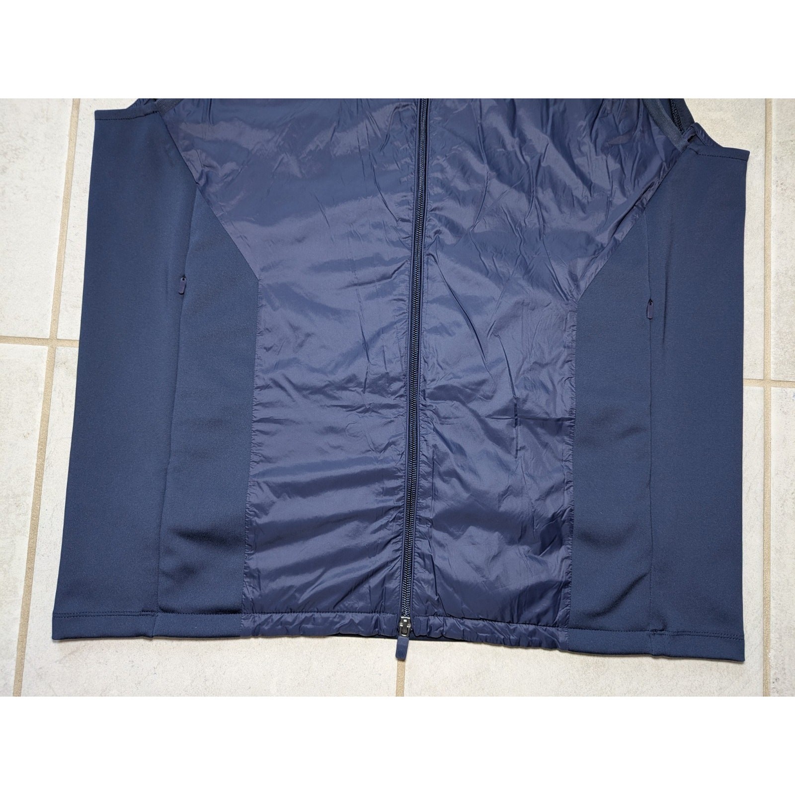 G/Fore Men’s Large Interlock Performer Vest Stretch Tech Twighlight Navy Blue