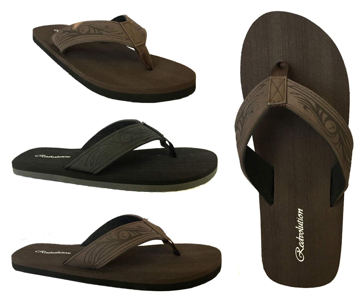 New MEN’s TRIBAL Tattoo Beach Sandals Beach Gym Pool