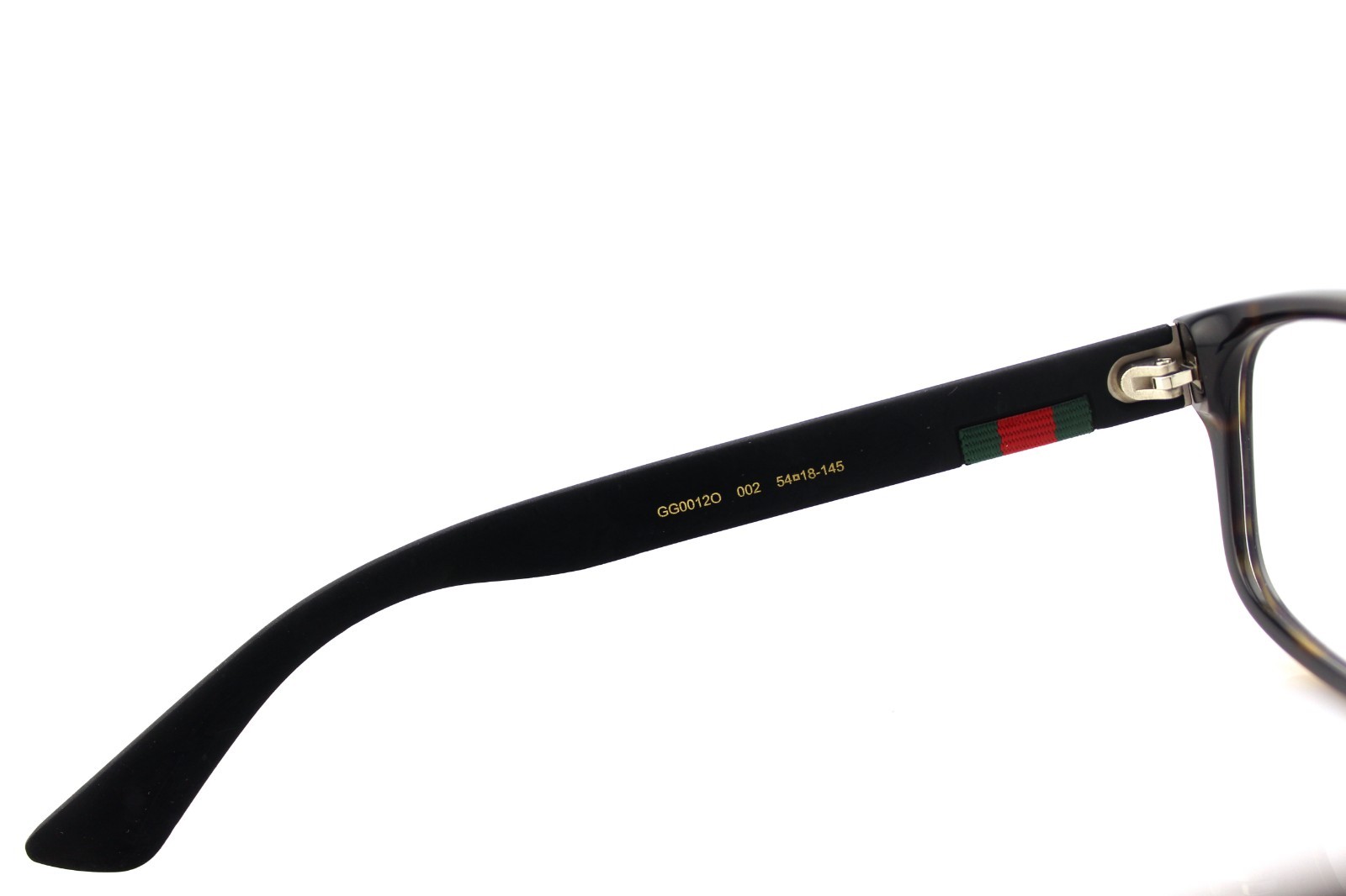 NEW Authentic GUCCI Mens Havana Matte Black Rubber Eye Glasses Frame GG0012O 002