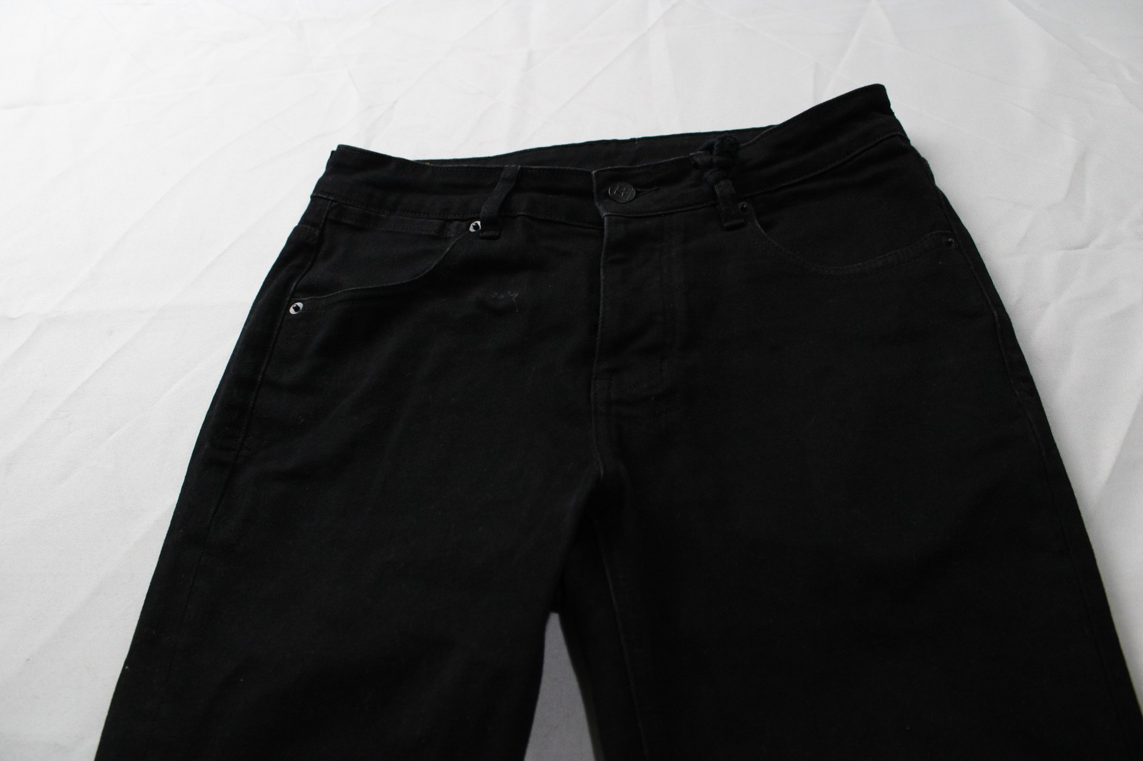 Ksubi Men’s Van Winkle Hunter Cross Embroidery Denim Jeans EH6 Black Size 30
