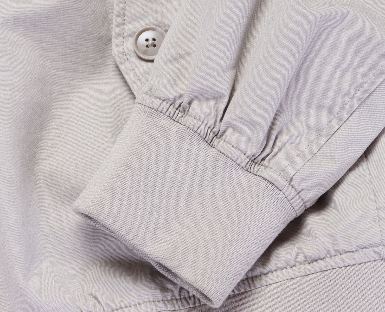 NWT EZZELINO BOMBER JACKET cotton dove-grey solid luxury Italy 62 5XL