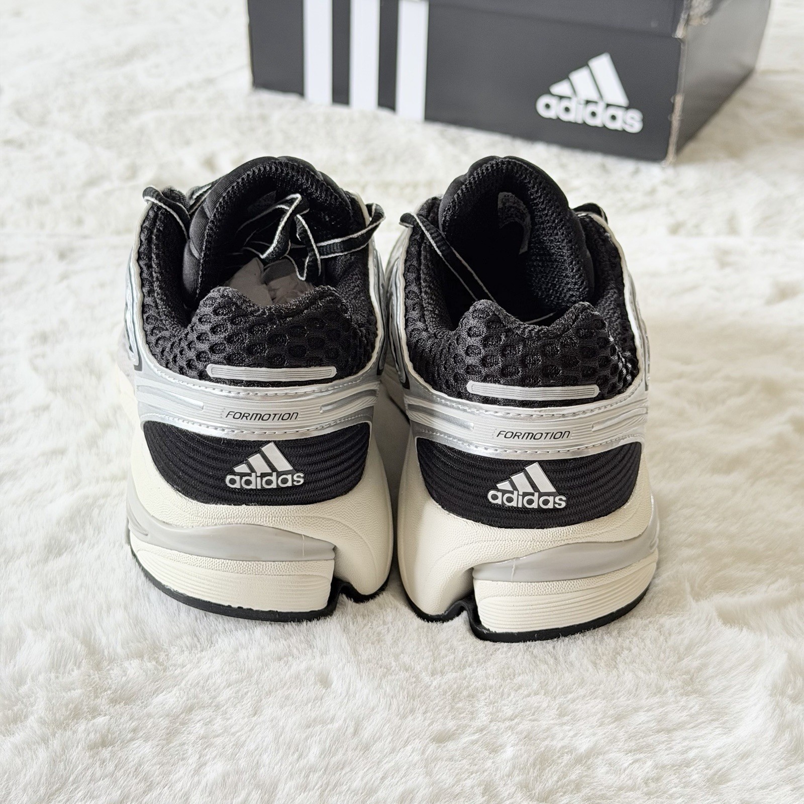 adidas ADISTAR Control 5 Shoes – Mens Black/Silver/Grey KI6120 Sneakers