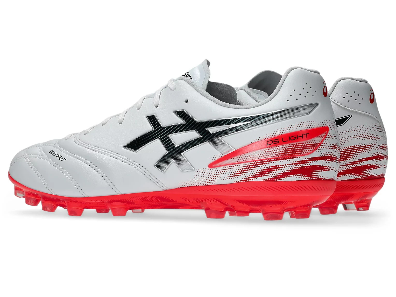 ASICS DS LIGHT PRO AG 1103A127 102 White Flash Red Soccer Cleats