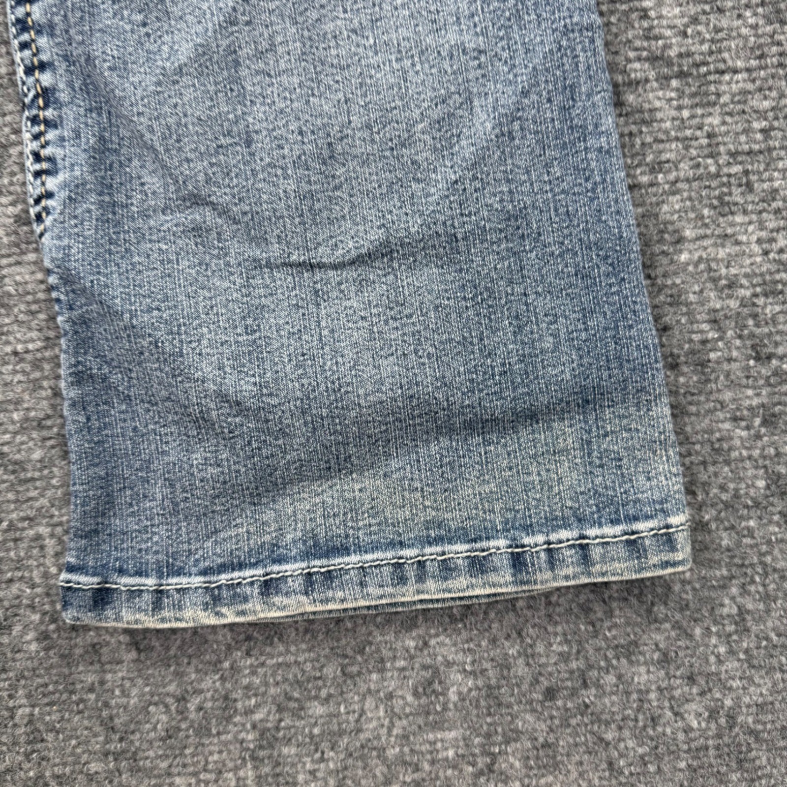 Mudd Flare Jeans Size 11 Blue Low Rise Embellished Y2K Denim Women’s