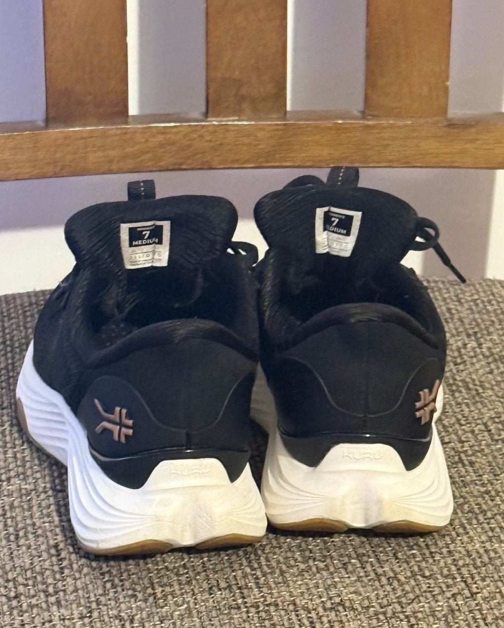 KURU ATOM 2 Women’s Athletic Sneaker Black Desert Tan Size 7