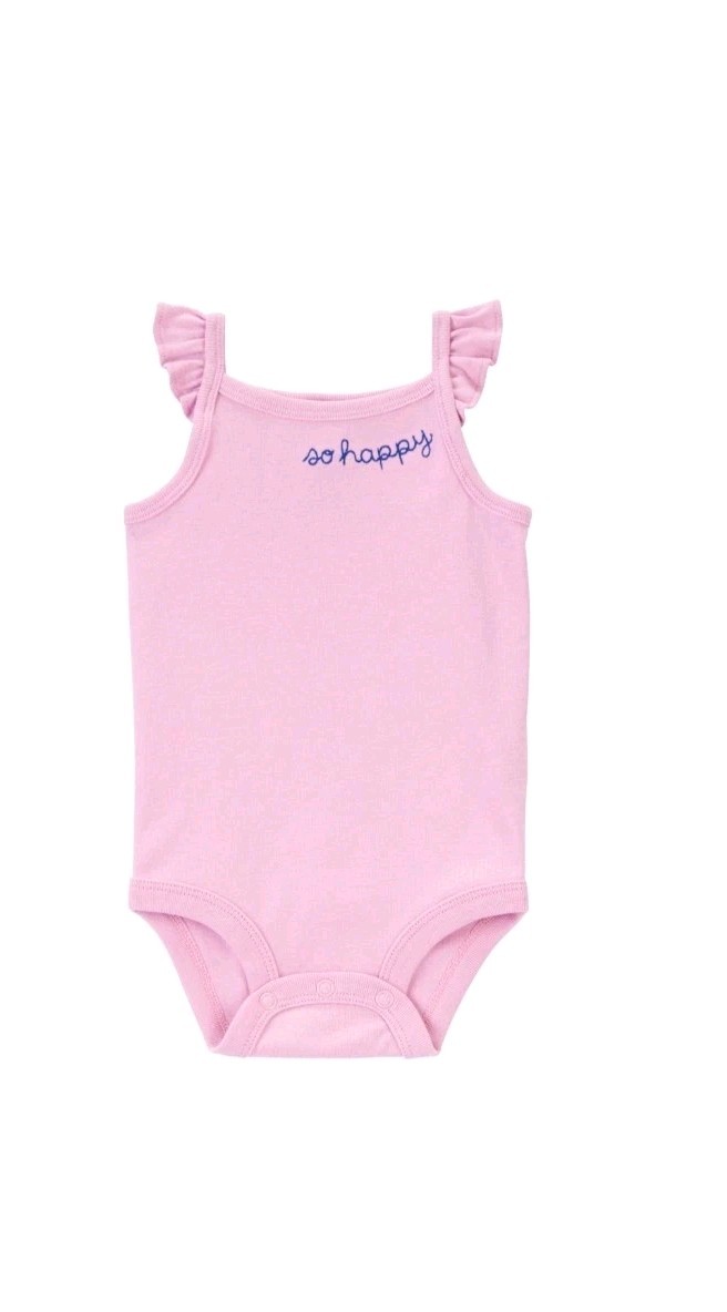 Carters Baby Girl Size 9 Months 3 Piece Floral Dress Bottoms & One-piece NEW