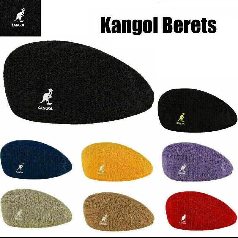 Kangol Breathable Beret Hat Summer Casual Woven Caps for Men Women