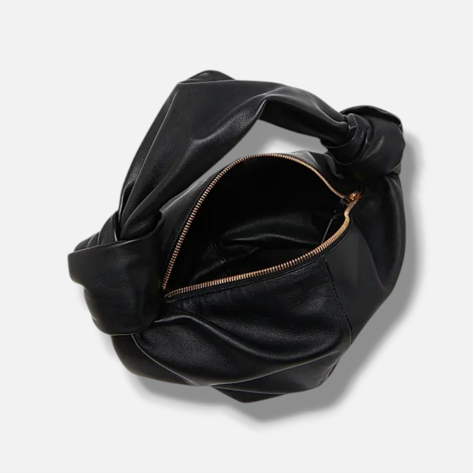 Bottega Veneta Women’s Black Double Knot Mini Top Handle Bag
