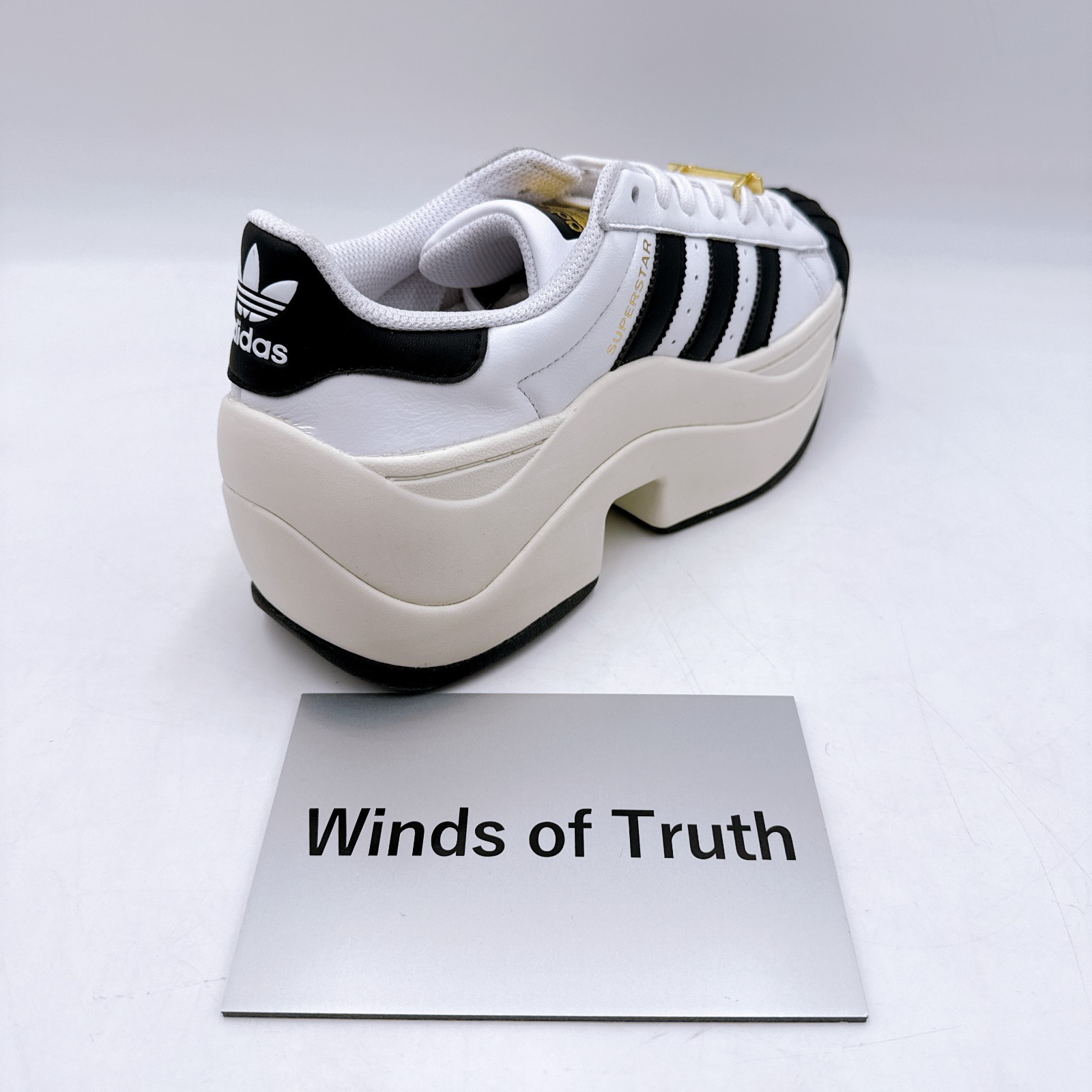 adidas Originals SUPERSTAR BOLD JR9895 OPV36 Thick Soled Shoes Women’s US 5-11