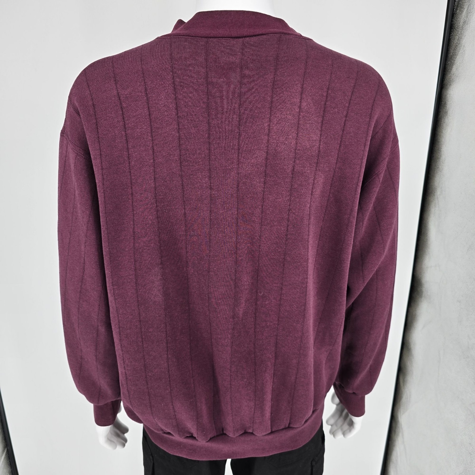 Vintage 1990s JanSport Made in USA “Earlham Classics” Burgundy Sweatshirt (XL)
