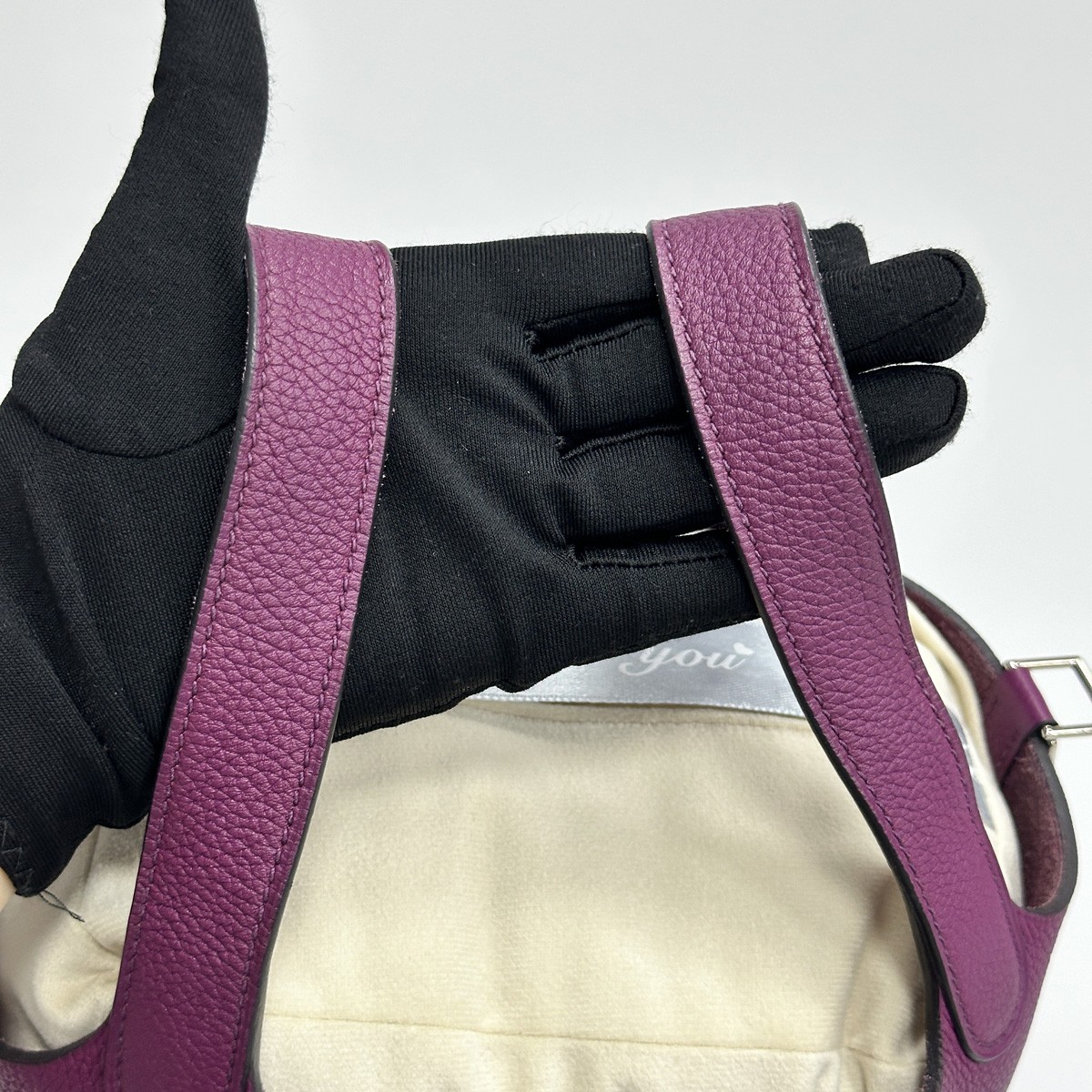 Hermes Picotin Lock 18 Anemone Purple Taurillon Clemence Palladium Hardware