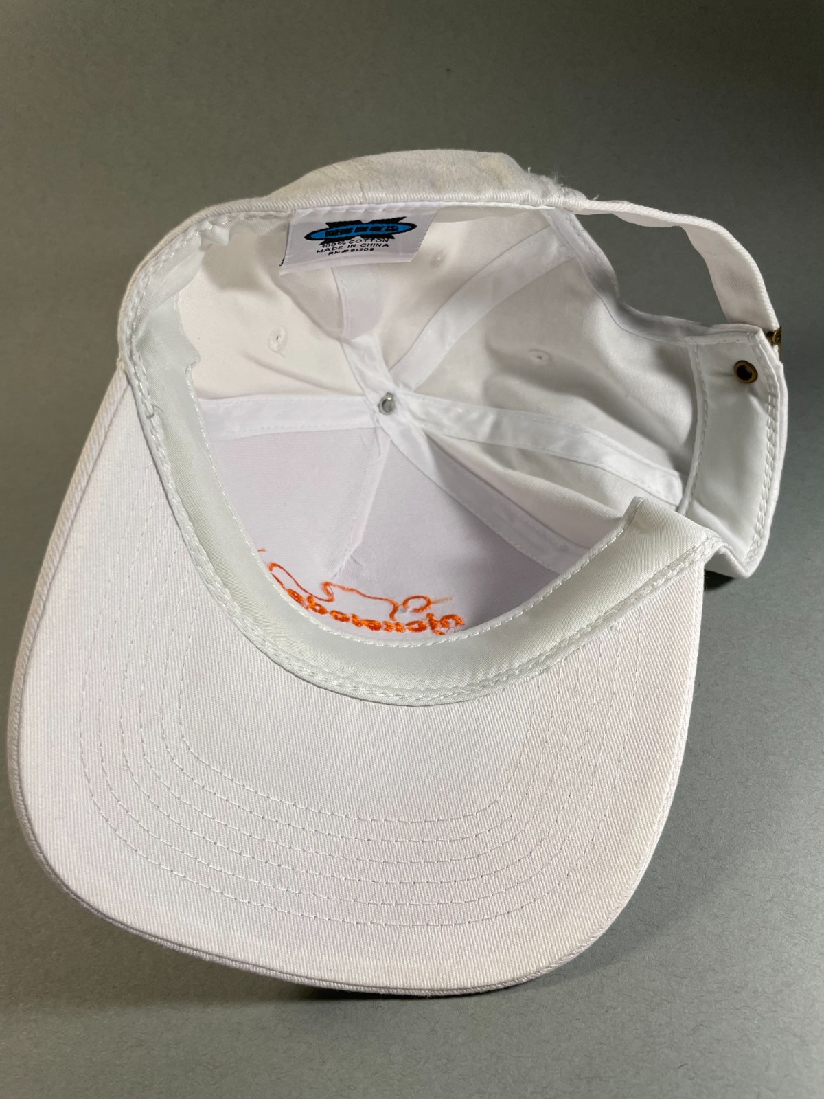 NICKELODEON Splat Orange/White Big X Adjustable Embroidered Baseball Cap