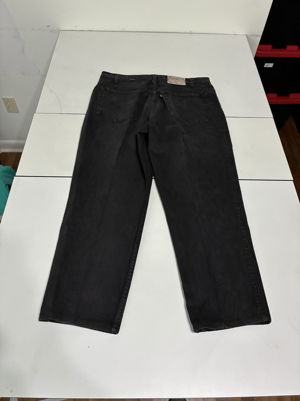 Levi’s 540 Jeans 38×30 Black Relaxed Fit Signature Series Denim Skater Baggy 90s