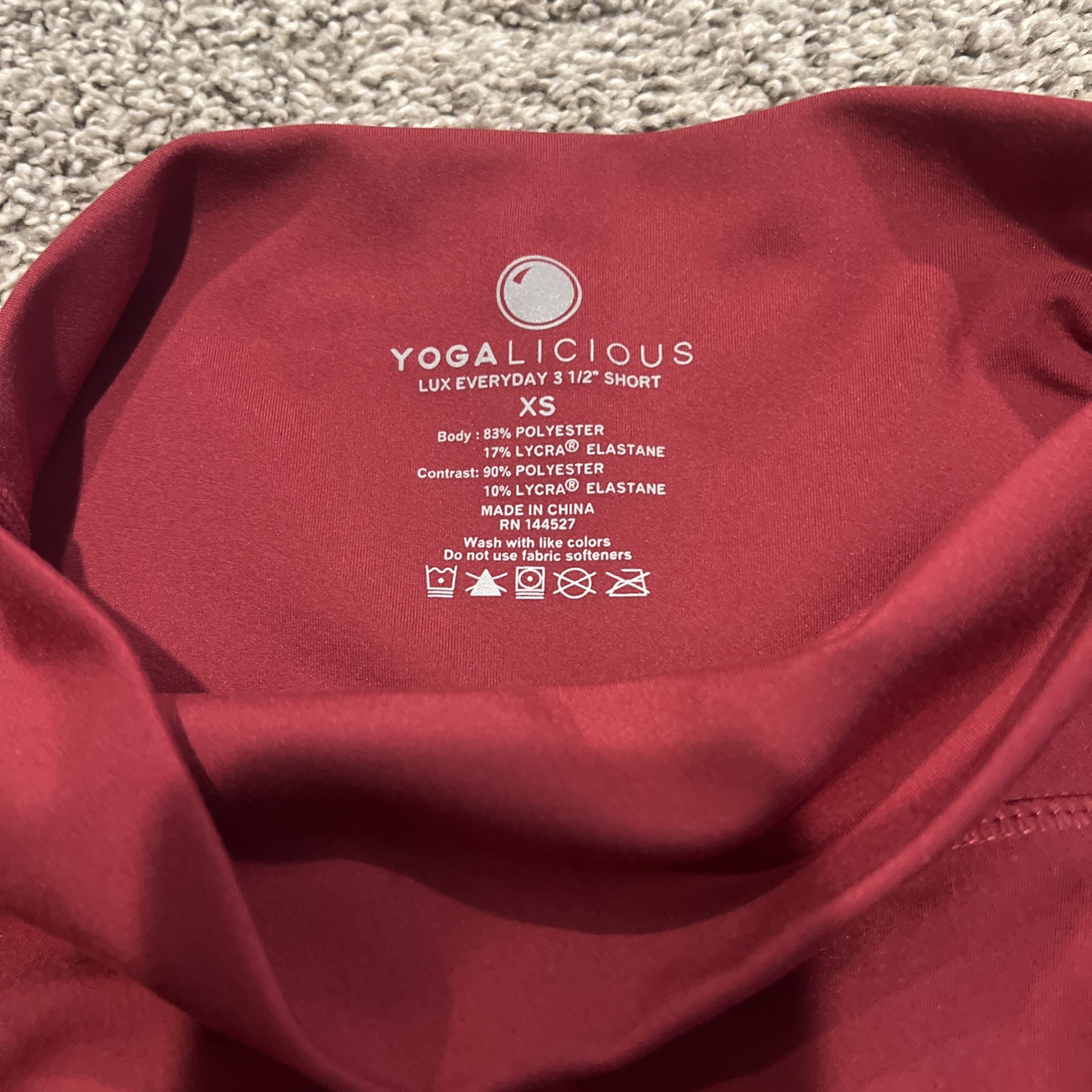 Yogalicious Lux Everyday 3.5 Inch Short XS