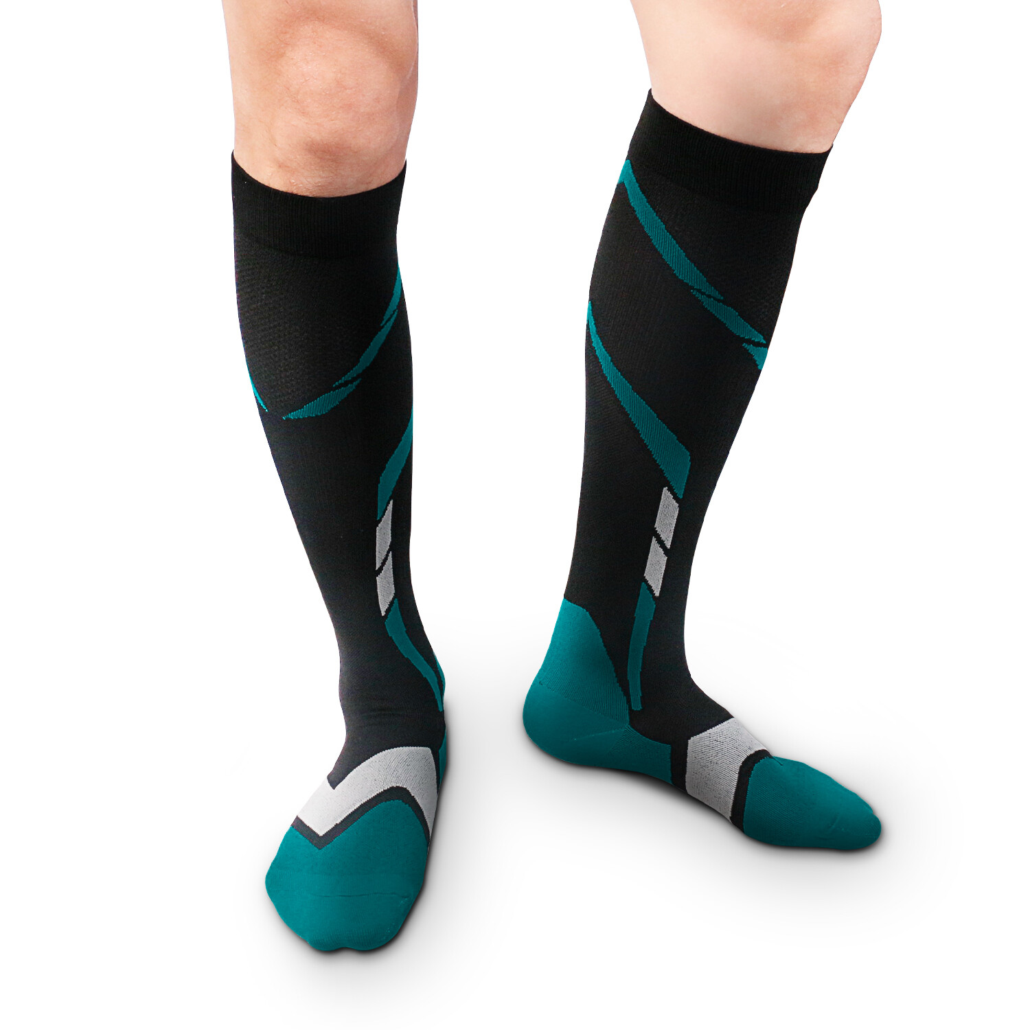 Men Women Compression Socks Stockings 20-30 mmHG Knee High Miracle Foot Support