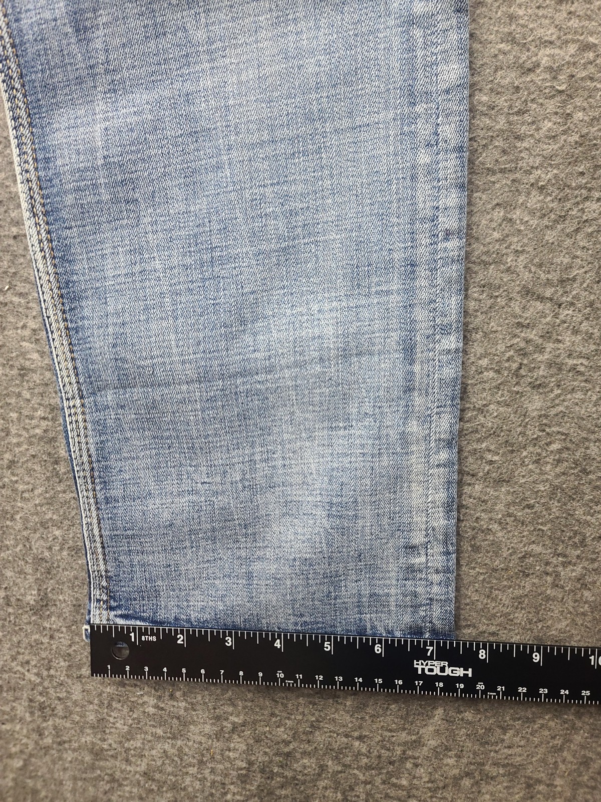 BKE Jake Men 32×32 Straight Leg Jeans Light Wash Stretch Blue Denim Distressed