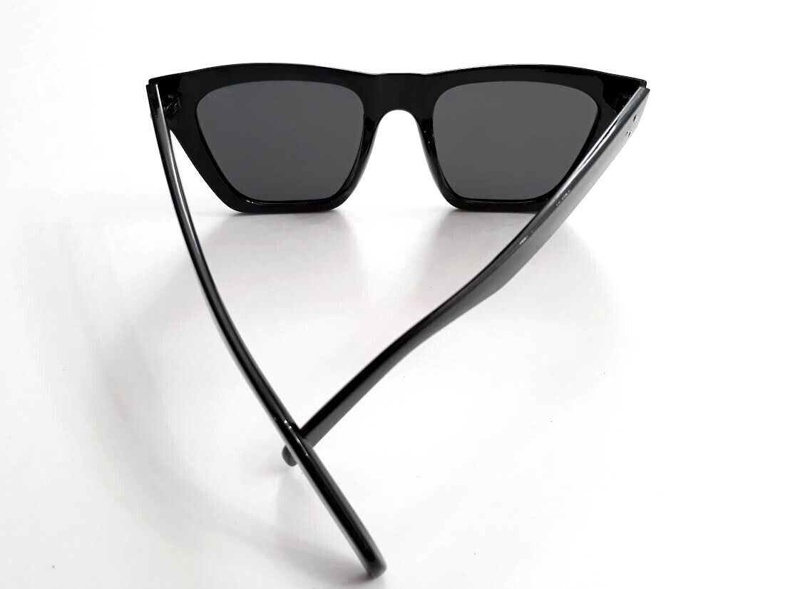 SOJOS OVERSIZED SQUARE CAT EYE POLARIZED SUNGLASSES WOMEN TRENDY BLACK SJ2179