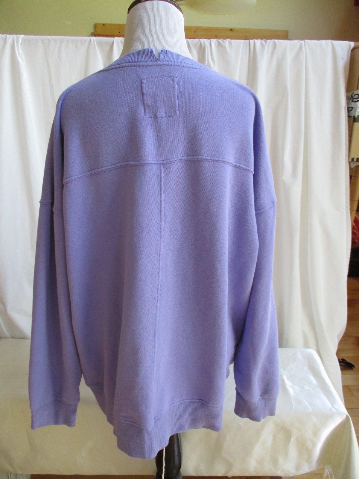 Aerie Size M The Chill Crew Sweatshirt Color Solar Violet