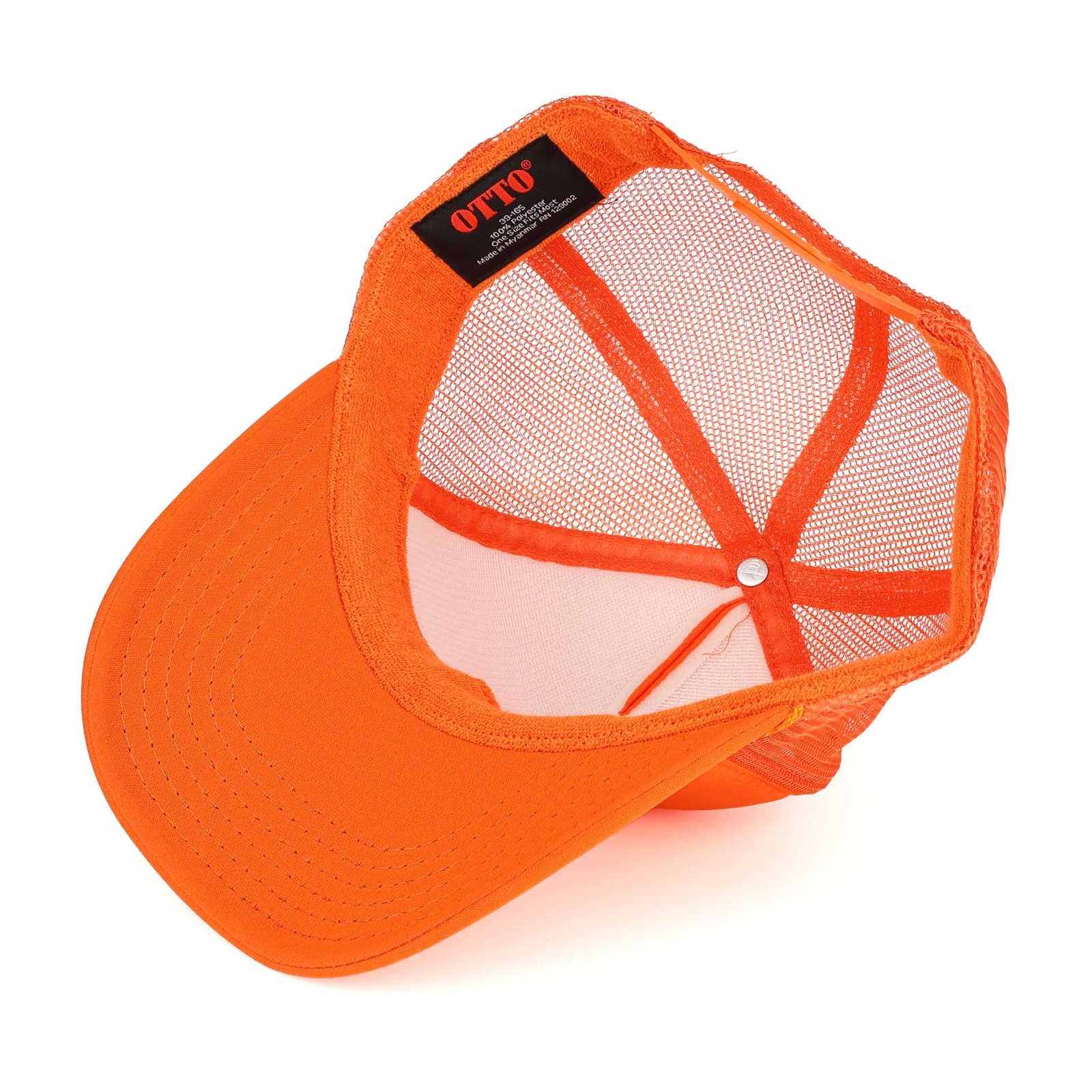 Allis Chalmers Logo Orange Foam Trucker Rope Hat NA86A