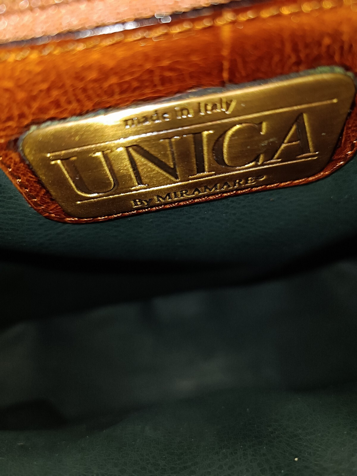 UNICA genuine leather bag by Miramare