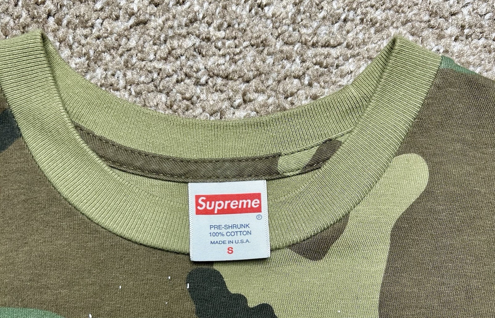 Supreme Ralph Steadman Skull Camo Tee SS 22’ Size Small
