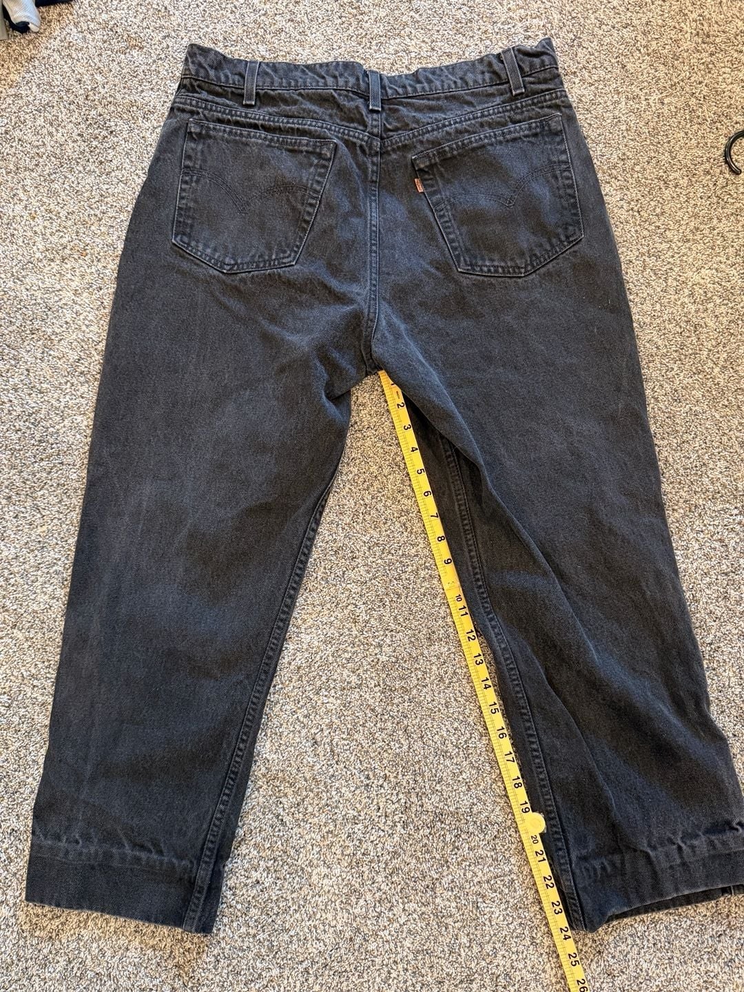 Vintage Levi Strauss Signature 540 Relaxed Fit Black Denim Jeans Size 36×29