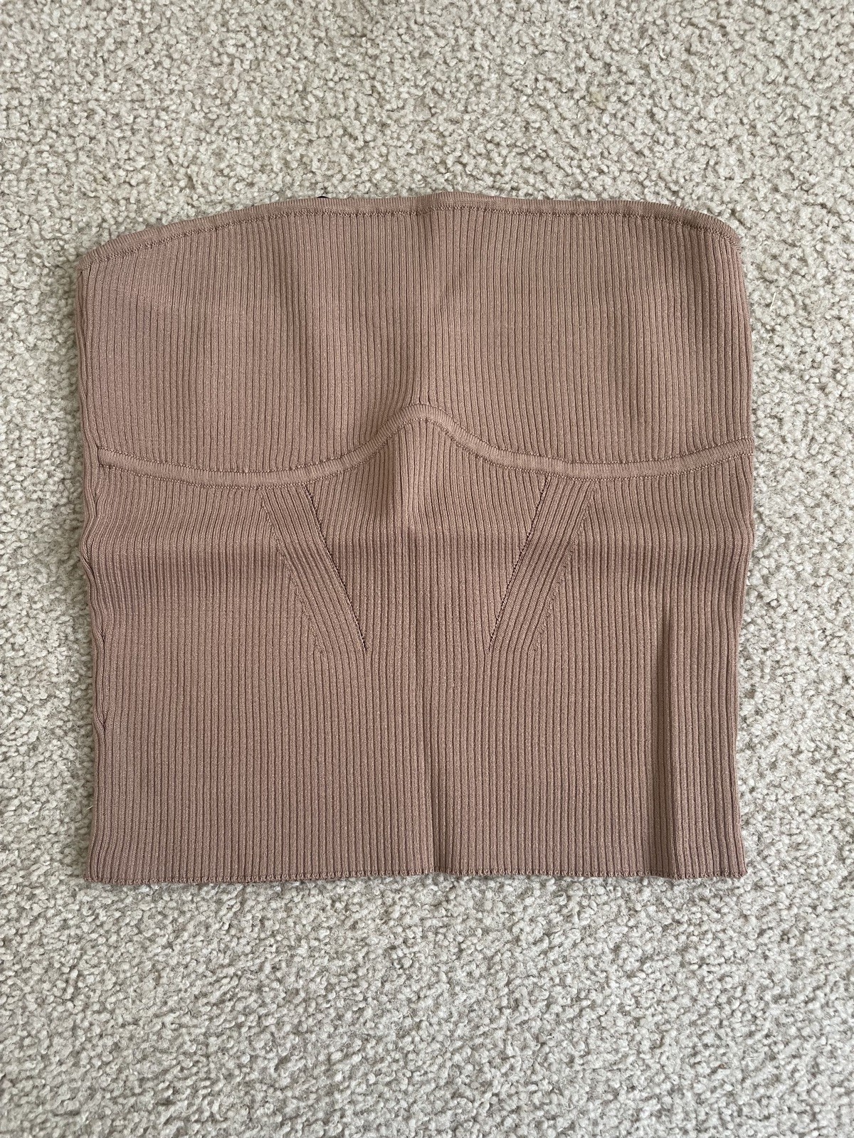 Forever 21 Women’s Cocoa Brown Bandage Tube Top Crop Sleeveless Going Out Top