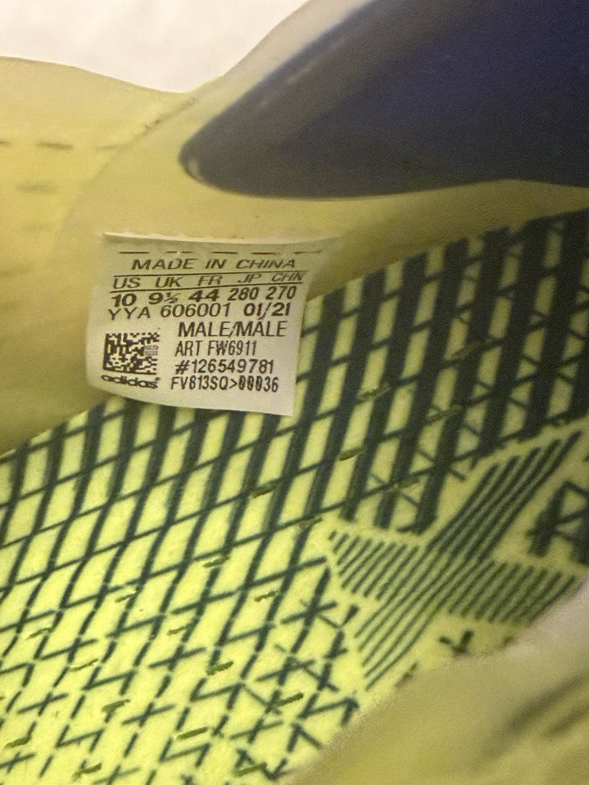 adidas X Ghosted+ FG Men’s Soccer Cleats Solar Yellow Low Top Slip-On FW6911