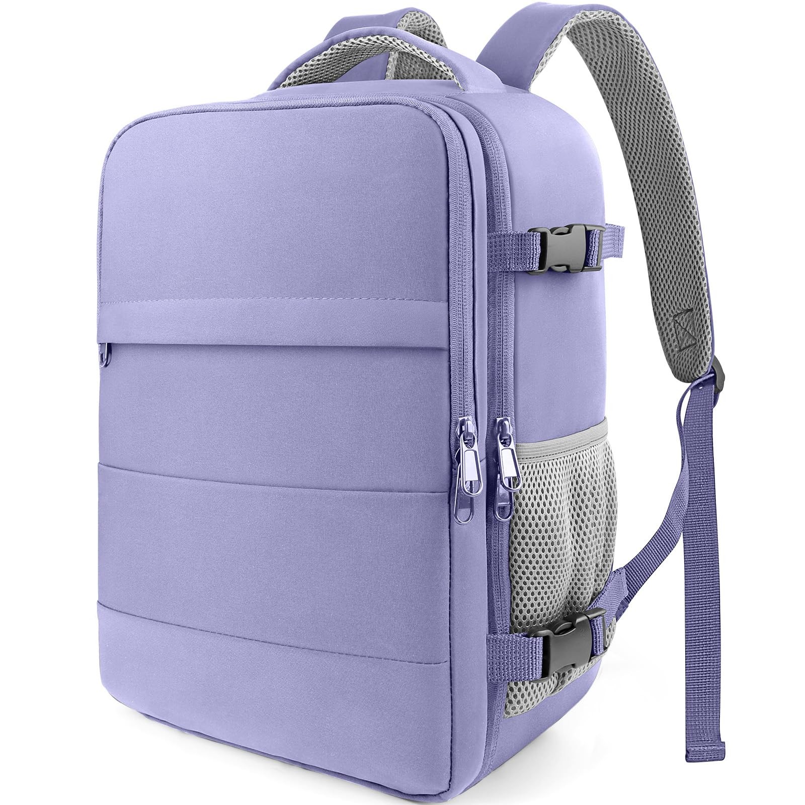 HOTOR Flight Approved Travel Backpack 15.6″ Laptop 11.8″x7.9″x17.3″ Purple