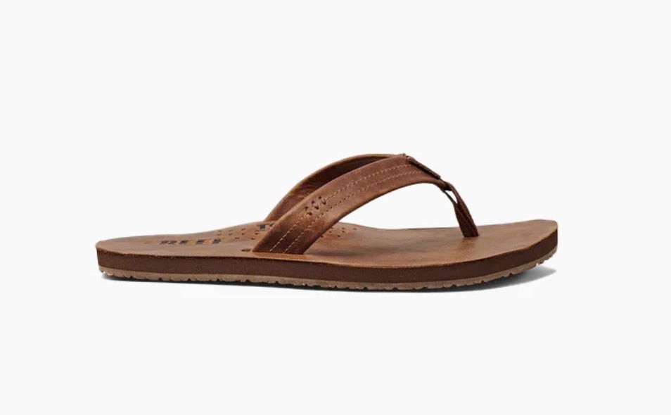 Reef Draftsmen Men’s Flip Flops Bronze Brown NEW