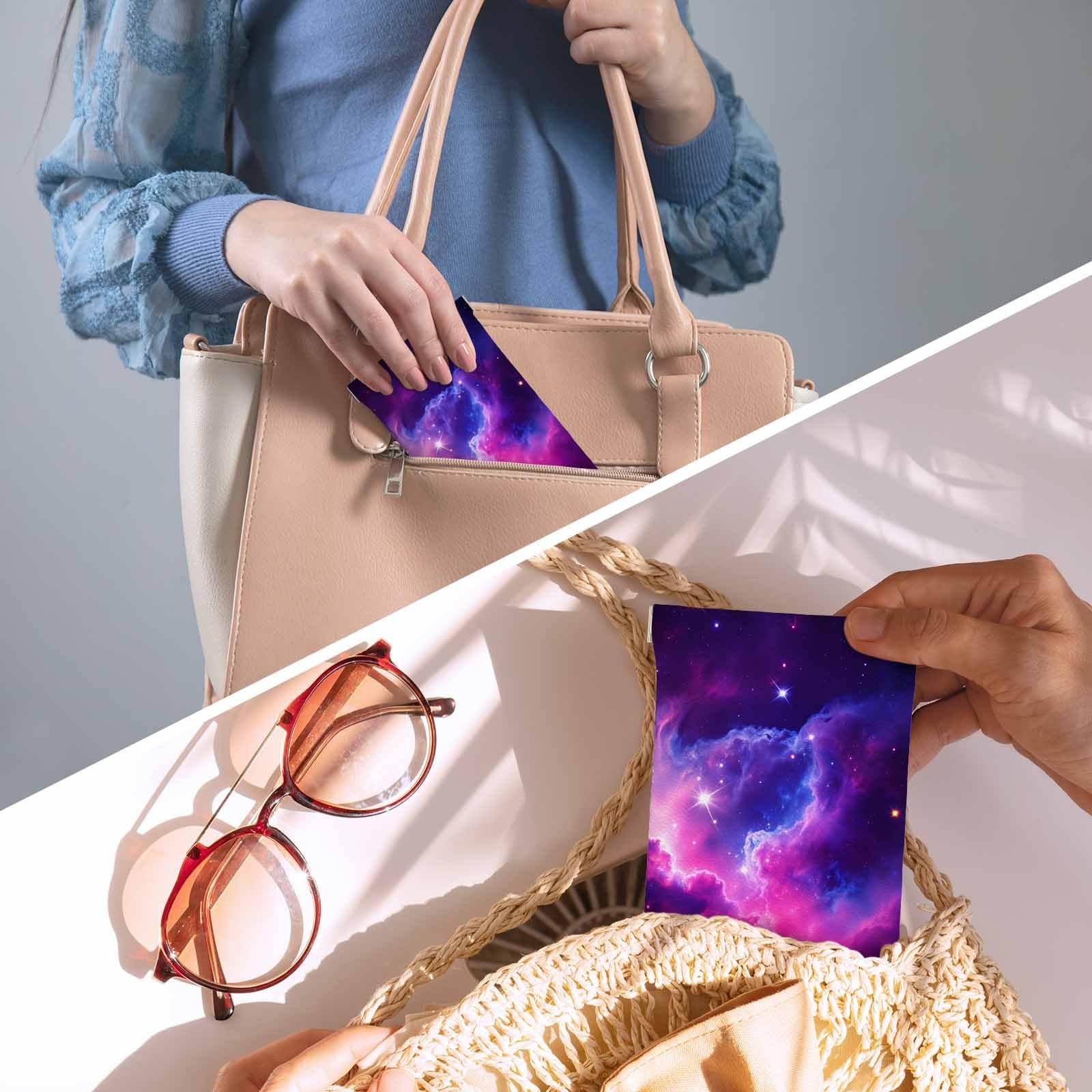 Beabes Glasses Case Galaxy Space, Bursting 7.3×4.7 Inch, Space