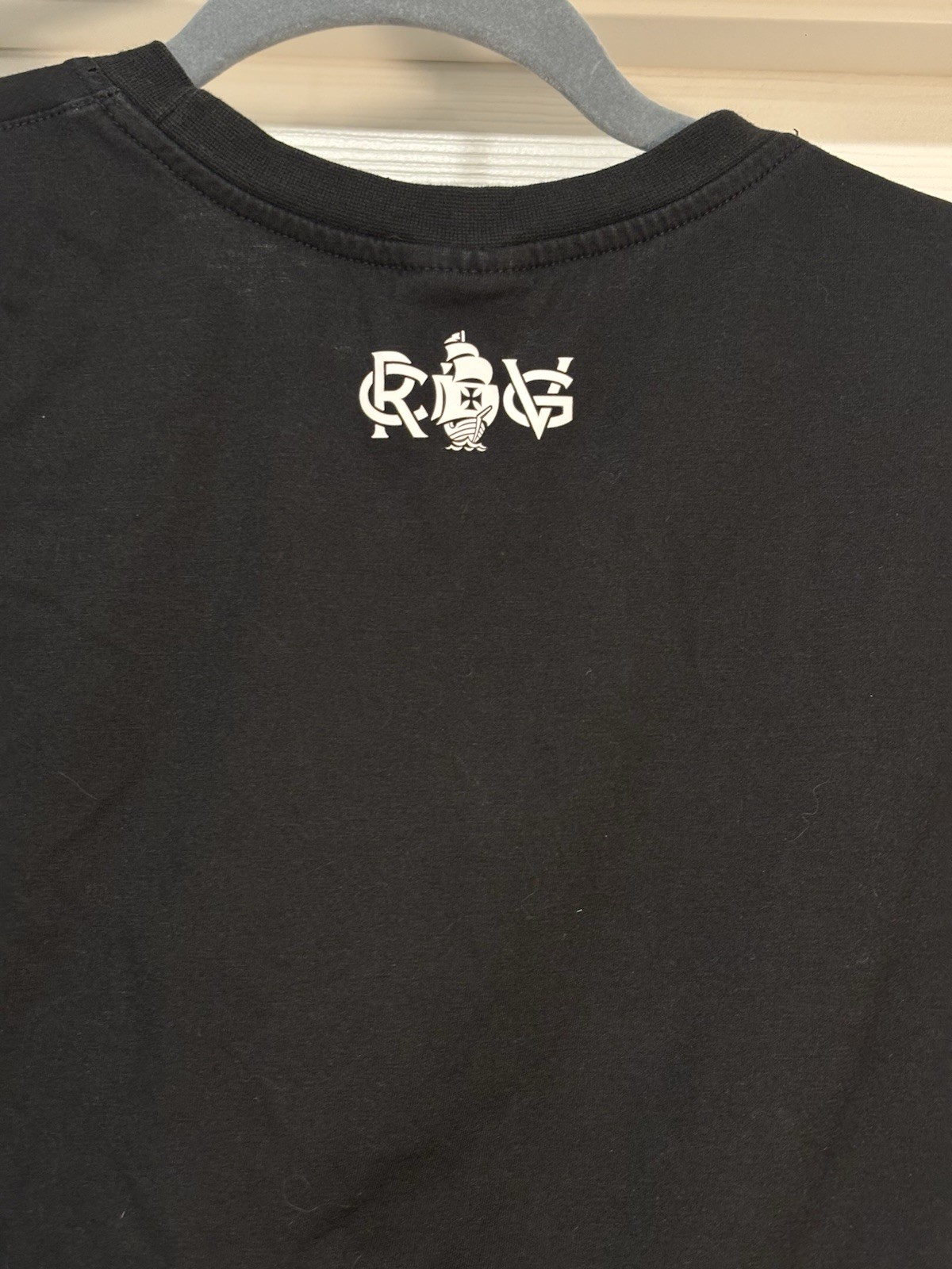 Kappa Vasco Men’s Black Logo Graphic Print Short Sleeve T-Shirt Size Large