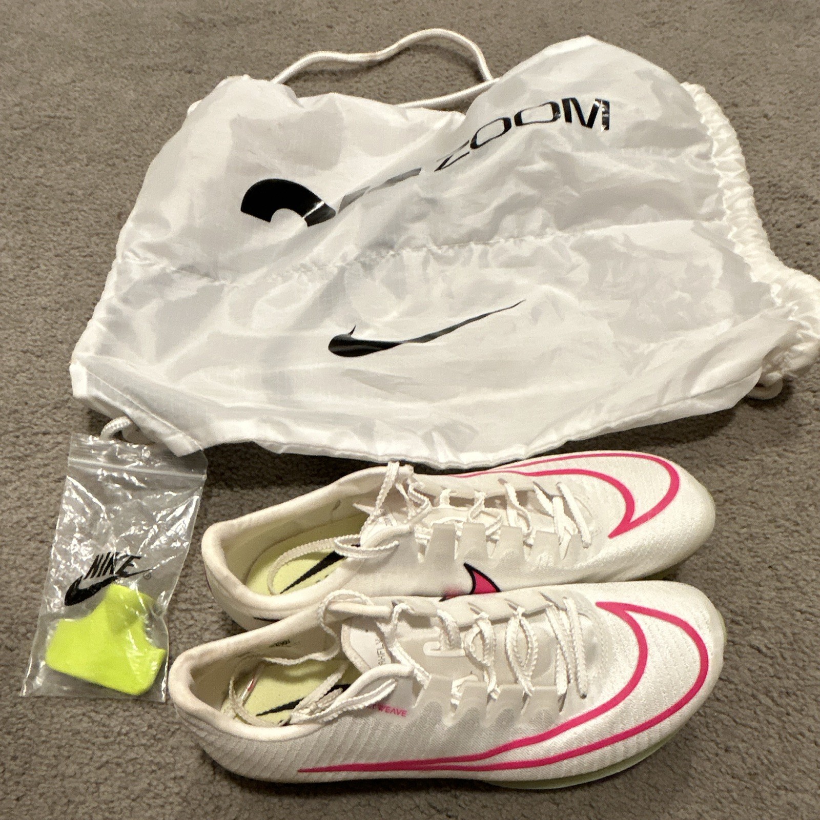 Nike Air Zoom Maxfly Track & Field Shoes WITH SPIKES DH5359-100 Size 6