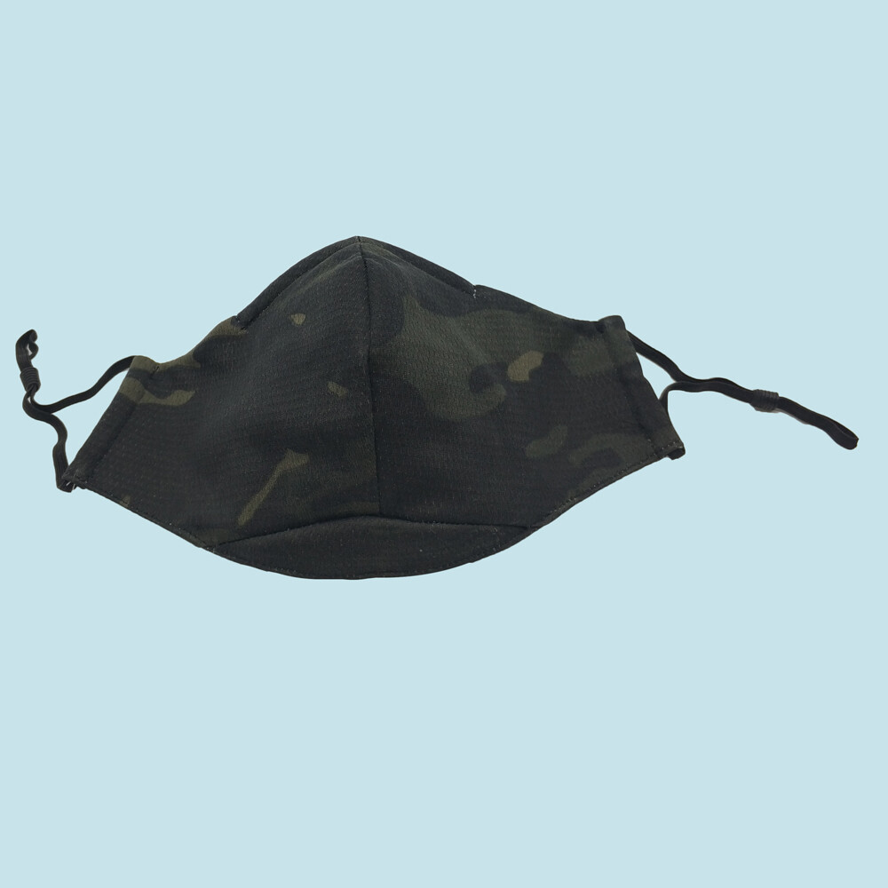 Military Camouflage Breathable Tactical Half Face Mask Unisex for Outdoor sports
