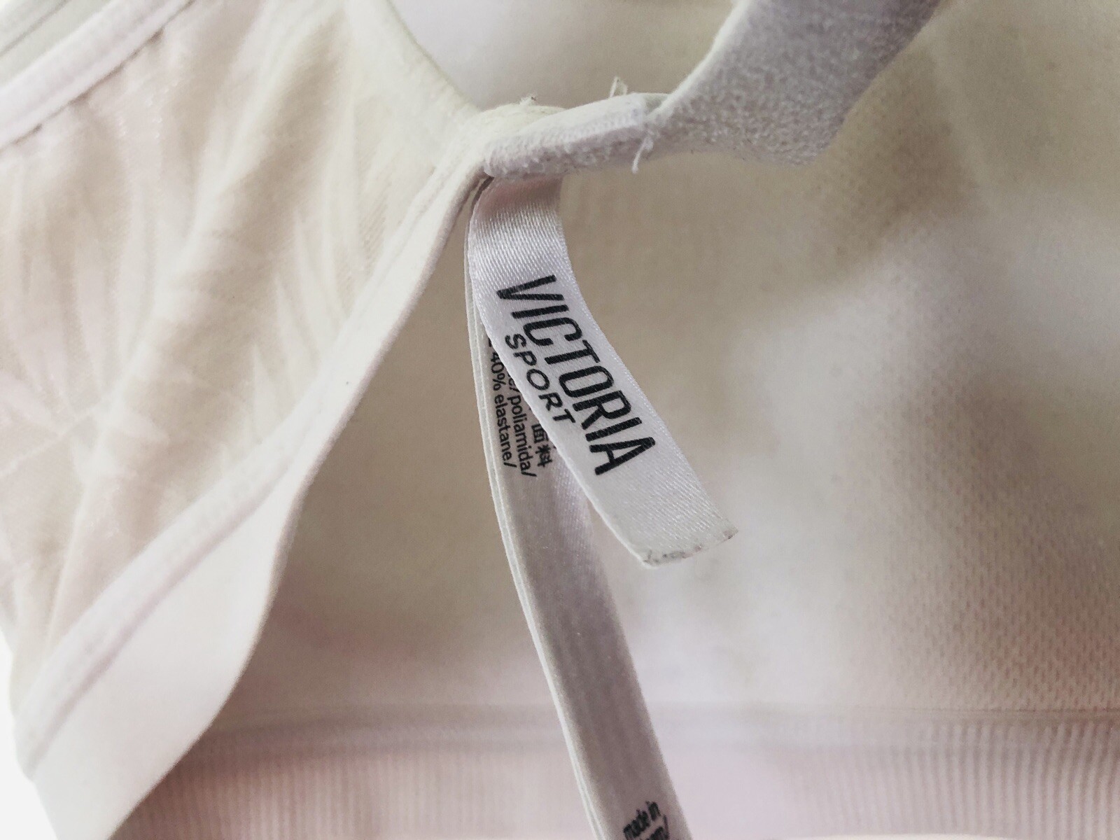 VICTORIA SECRETS SPORTS BRA 34DDD max support white