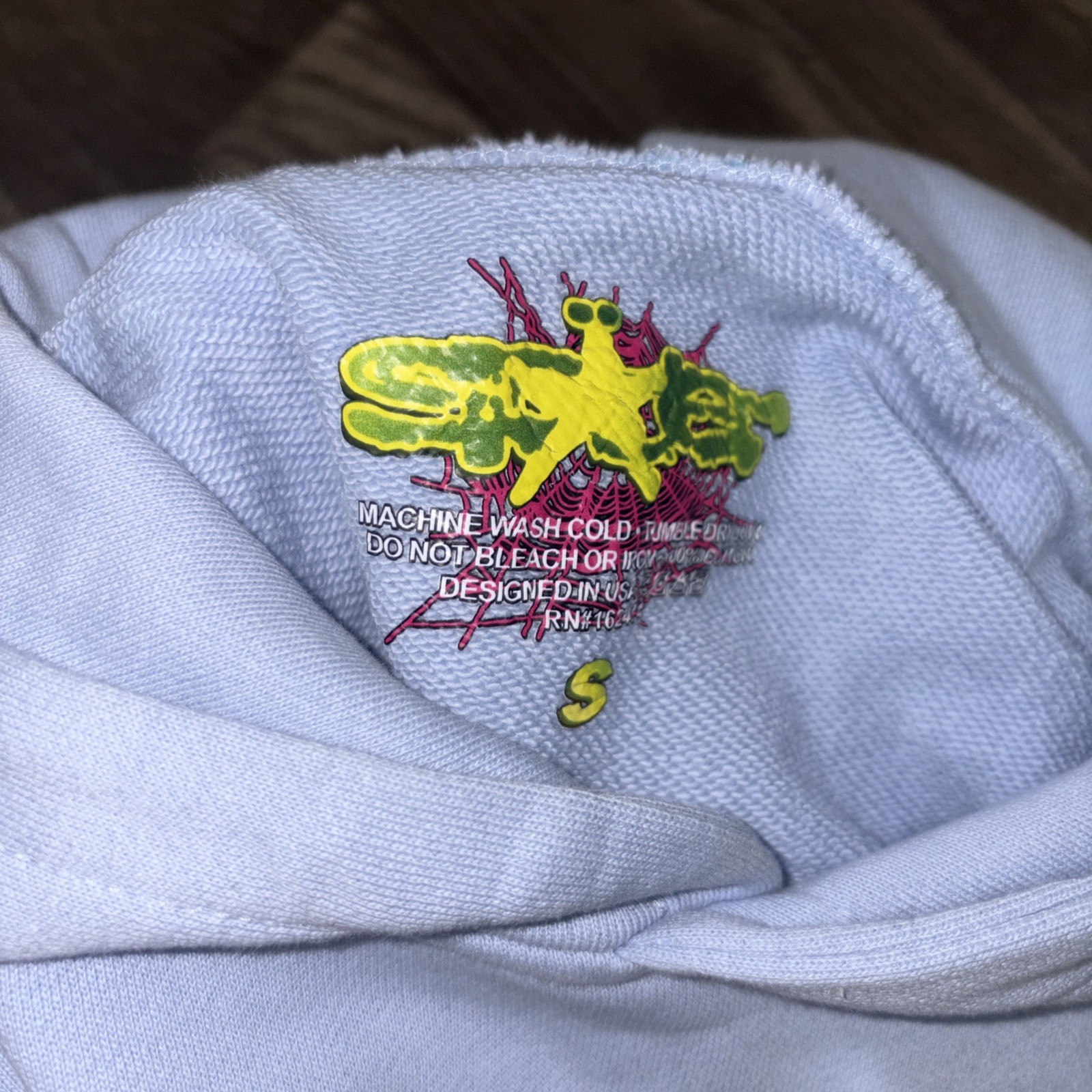 spider hoodie small