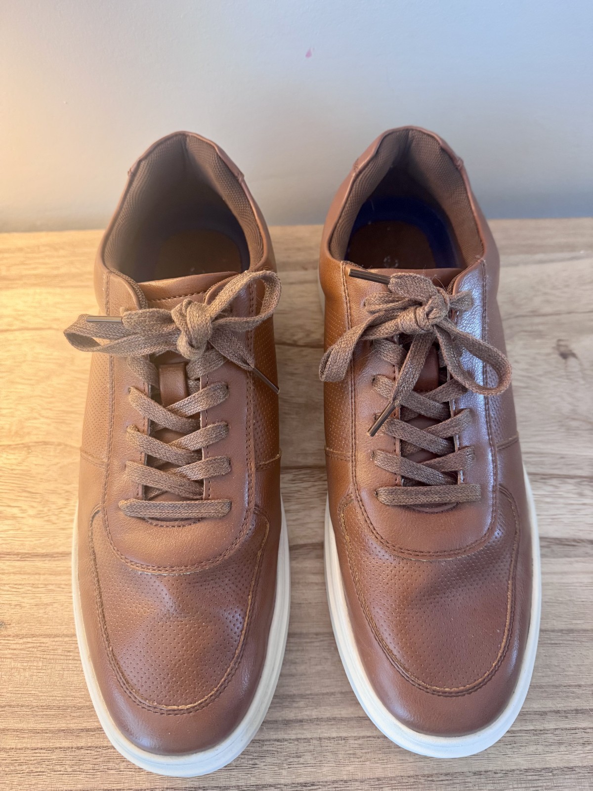 bruno marc mens lace up dress shoes- size 11