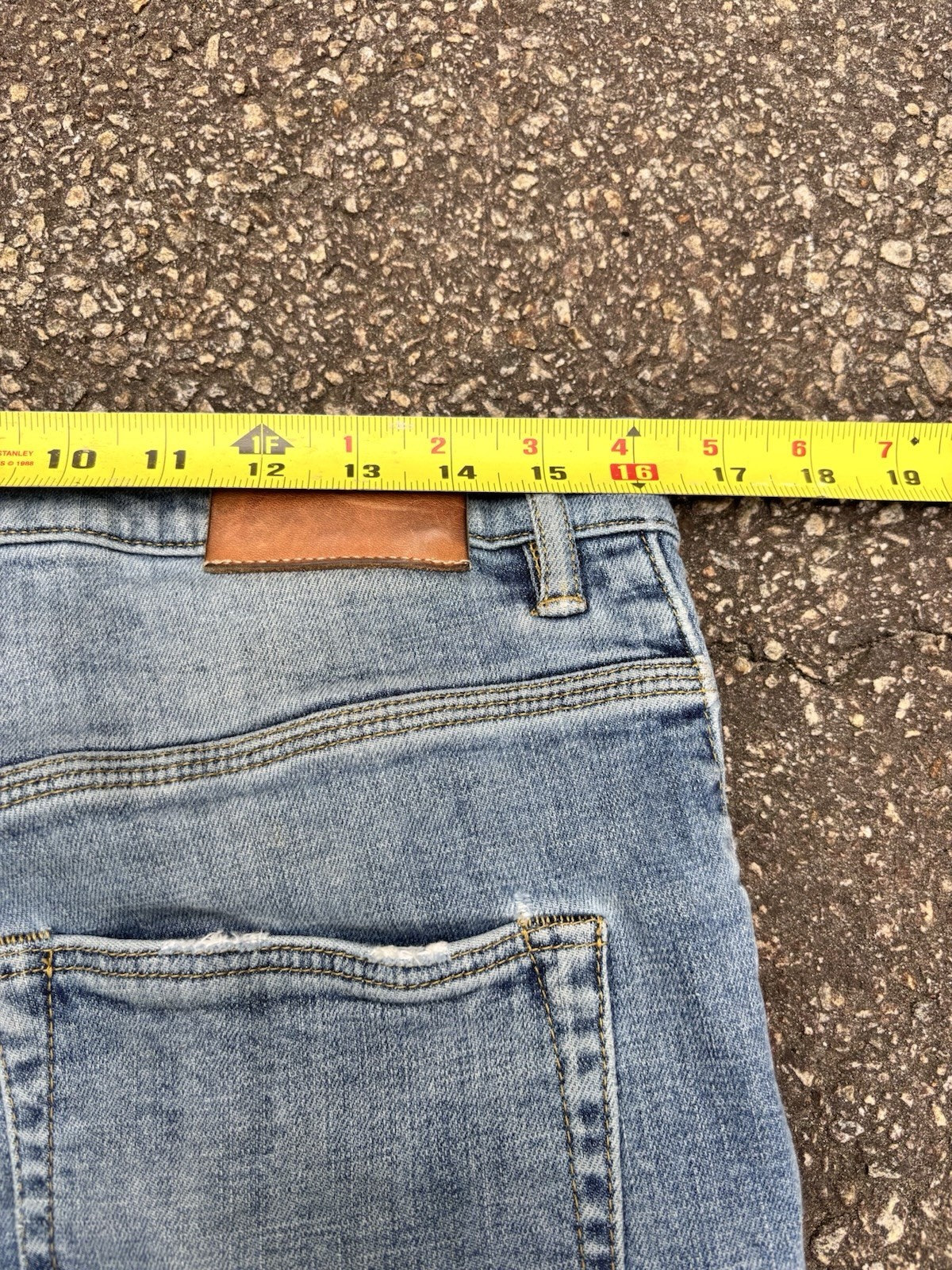 Purple Brand Light Wash Distressed Skinny Denim Jeans – No Back Tag