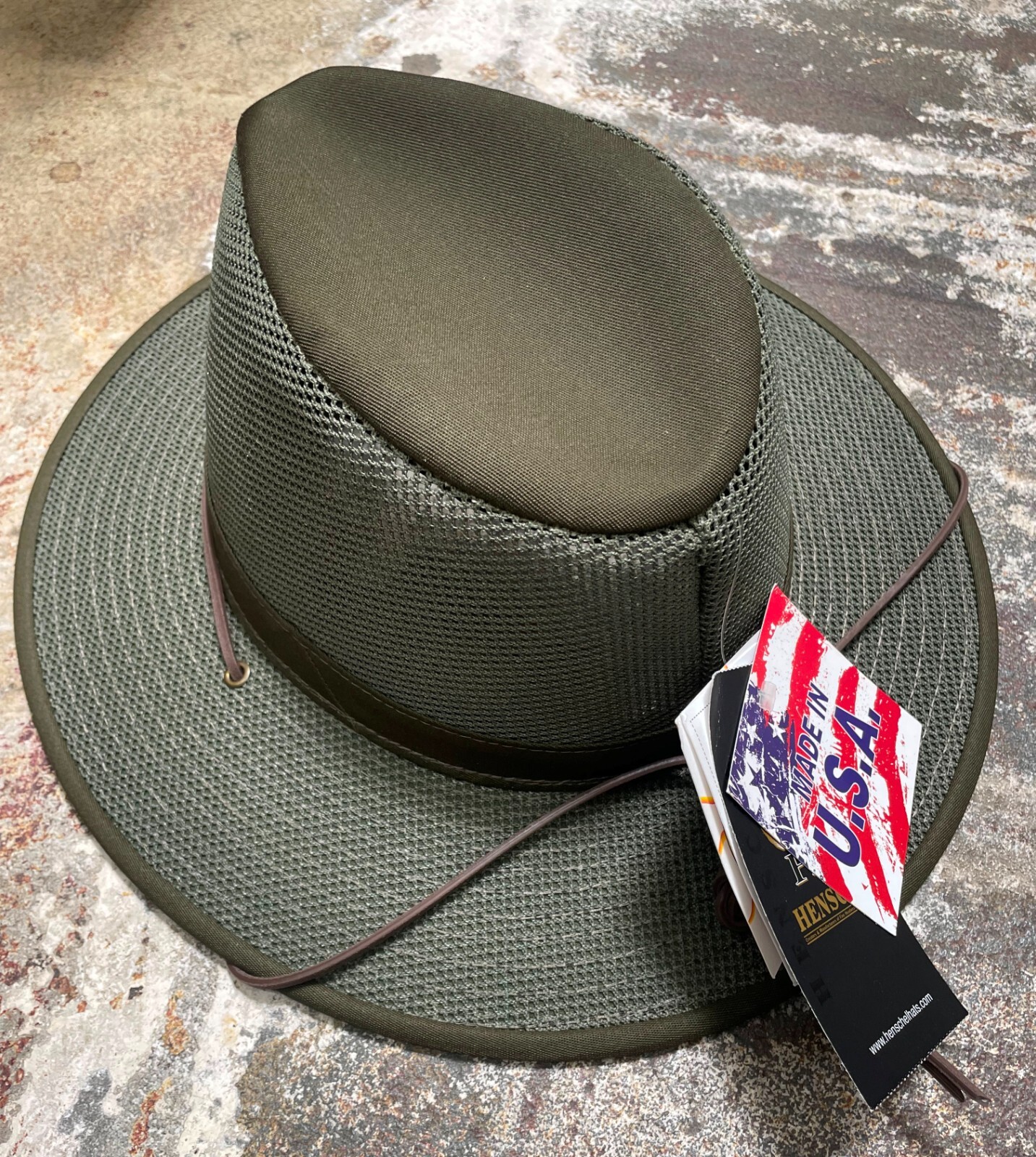 Henschel Hat Company | Original Aussie Breezer Hat- GREEN- MADE IN THE USA