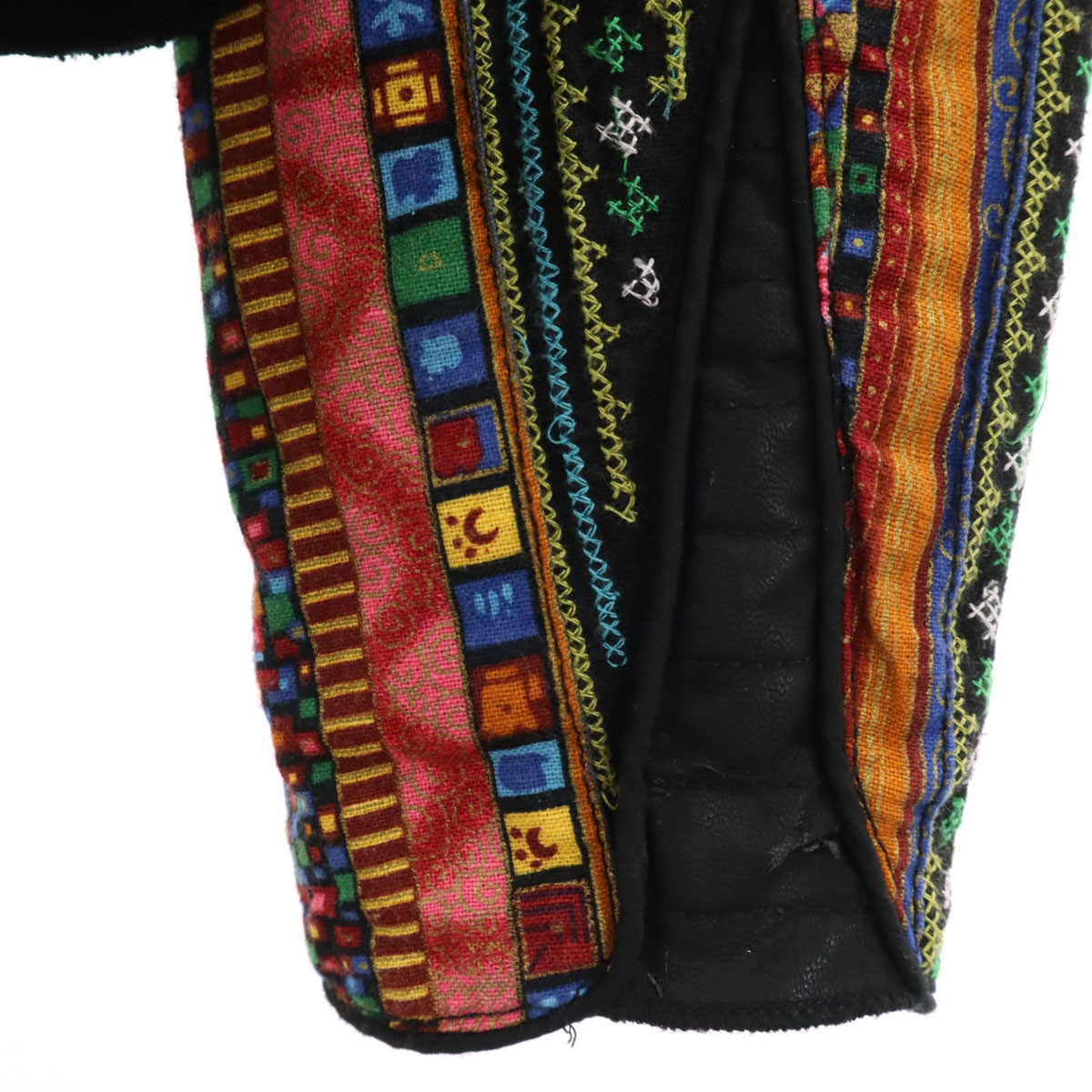 Desigual Ethnic Pattern Double riders jacket 40 Multi Women