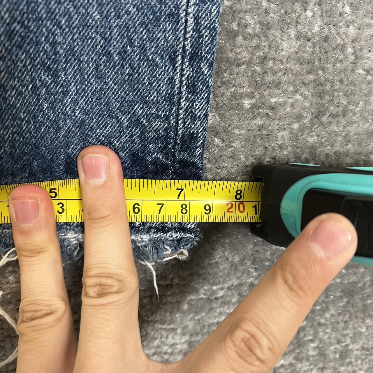 Levi’s Made & Crafted Rail Straight Cropped Jeans Blue Tag Men’s Size 33 (34X27)