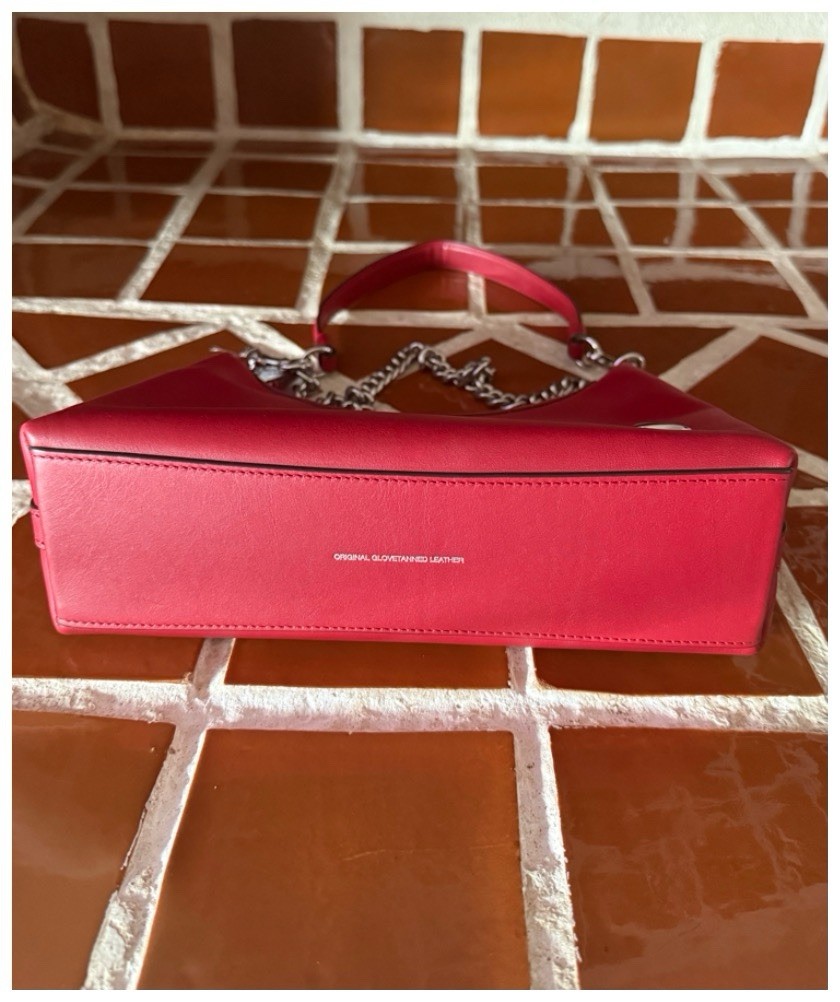 COACH Juliet 25 Bag – Red/Silver – NWT